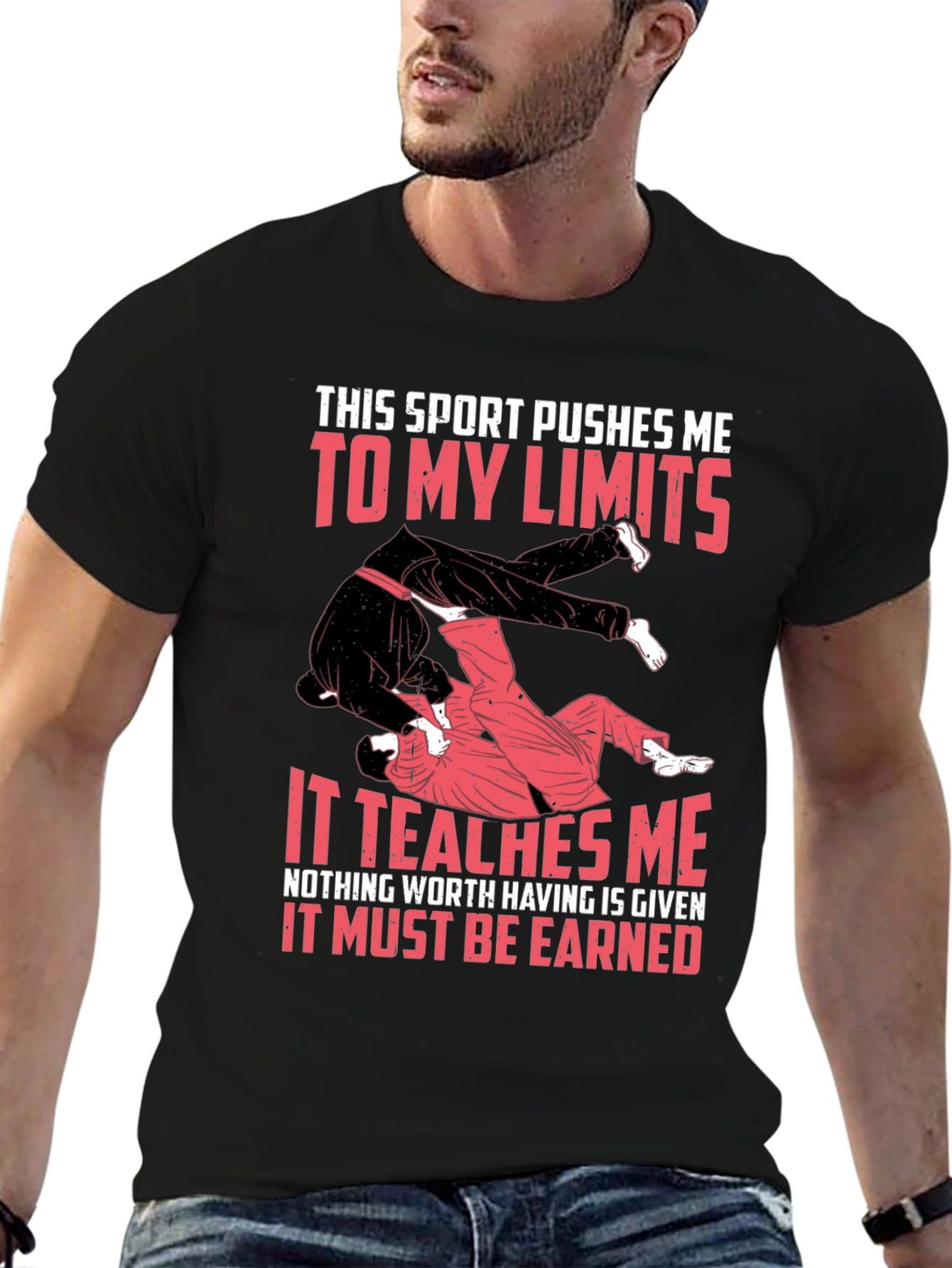 Martial Arts Graphic T-Shirt: Limits & Lessons