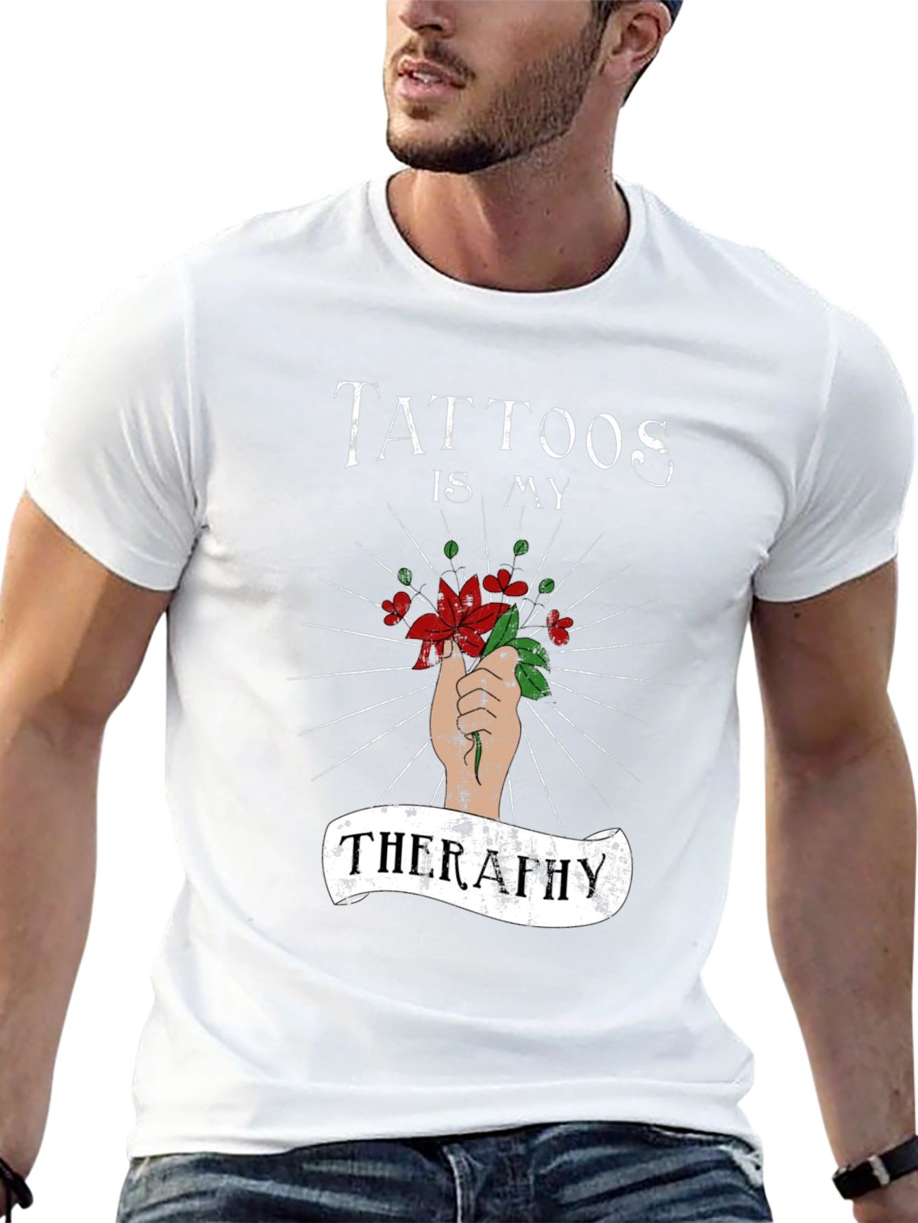 Tattoos is My Therapy Graphic Tee