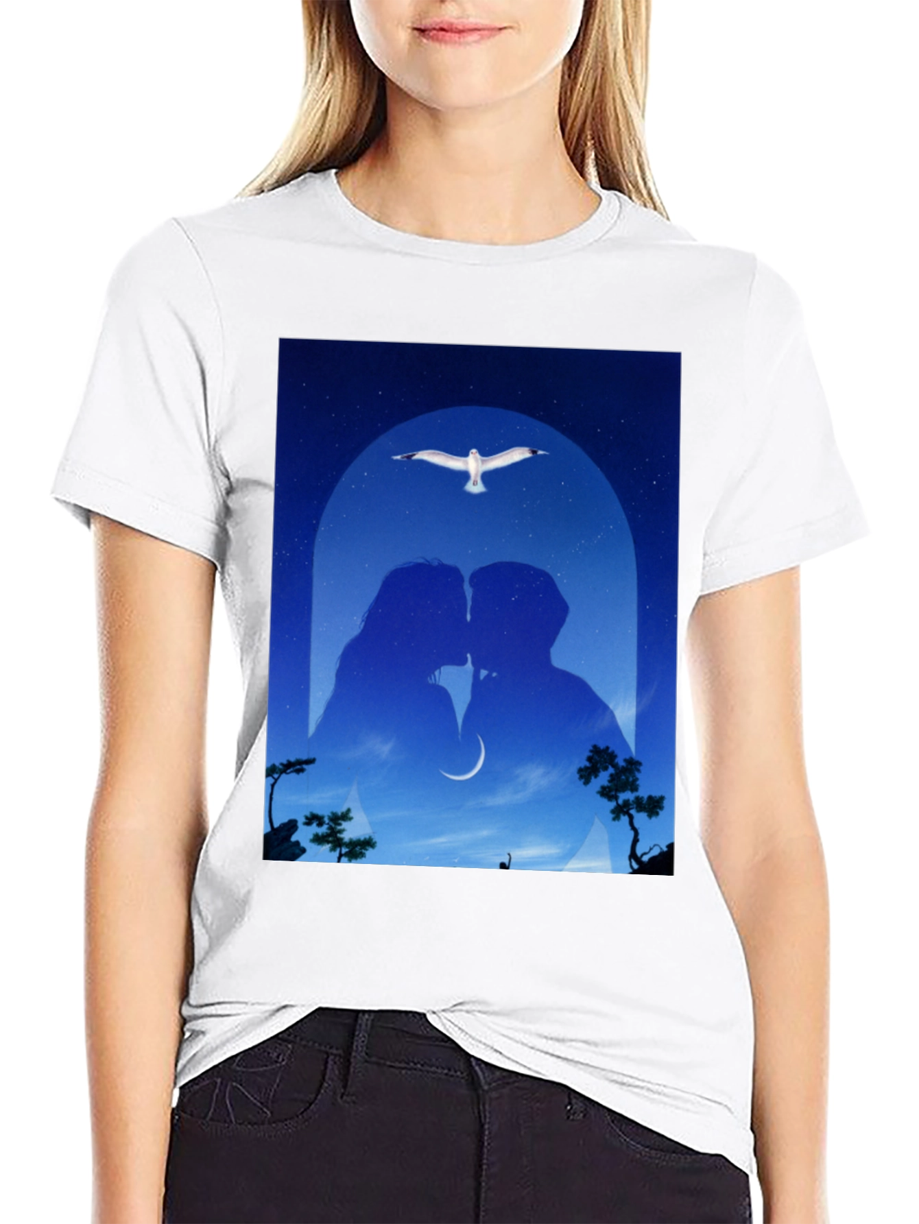 Romantic Silhouette T-Shirt