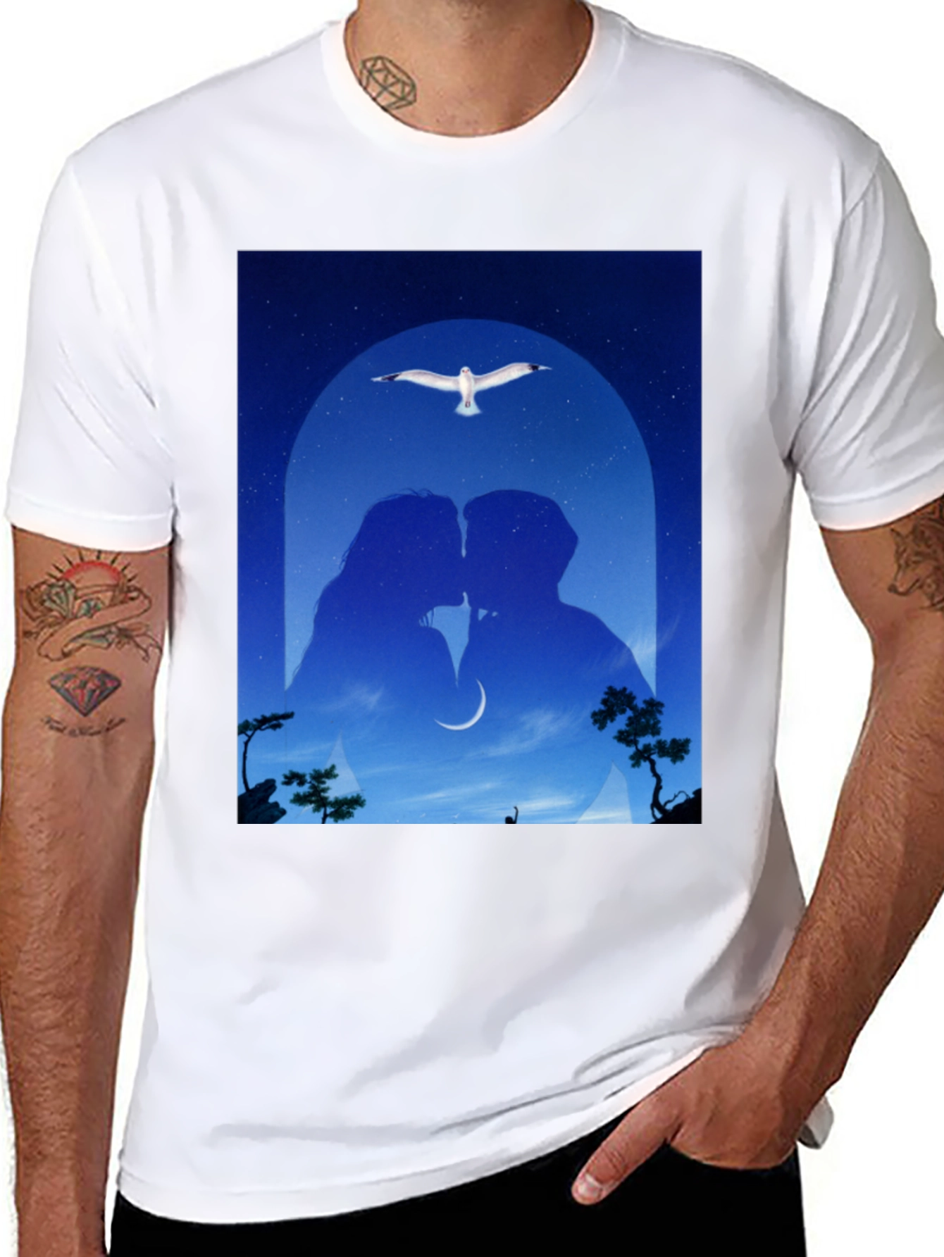 Romantic Silhouette T-Shirt