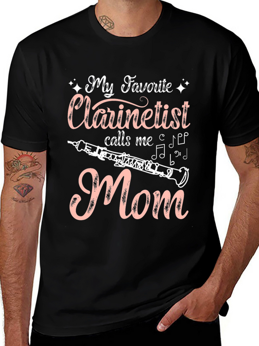 Clarinetist Mom T-Shirt - Music Lover Gift