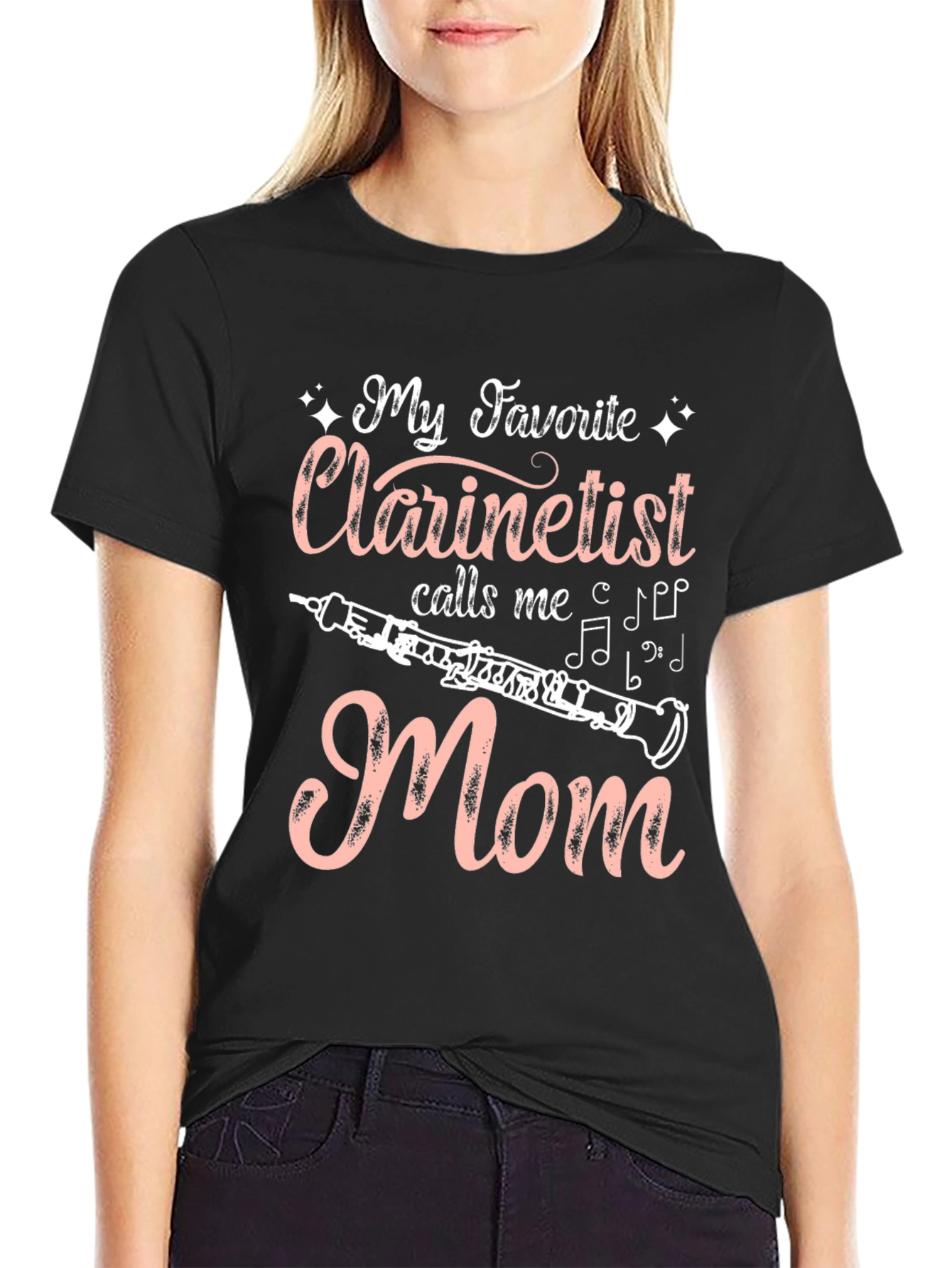 Clarinetist Mom T-Shirt - Music Lover Gift