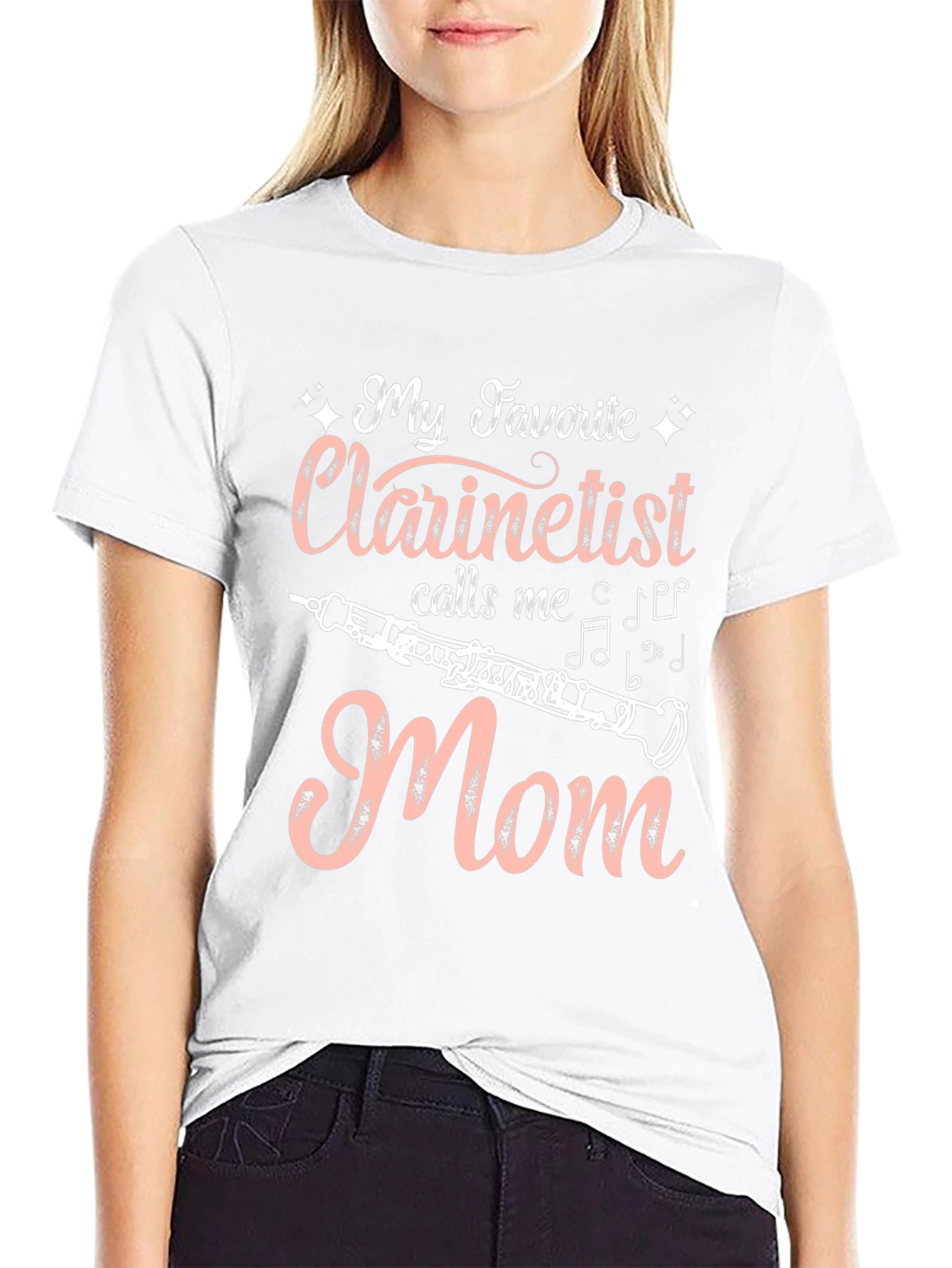 Clarinetist Mom T-Shirt - Music Lover Gift