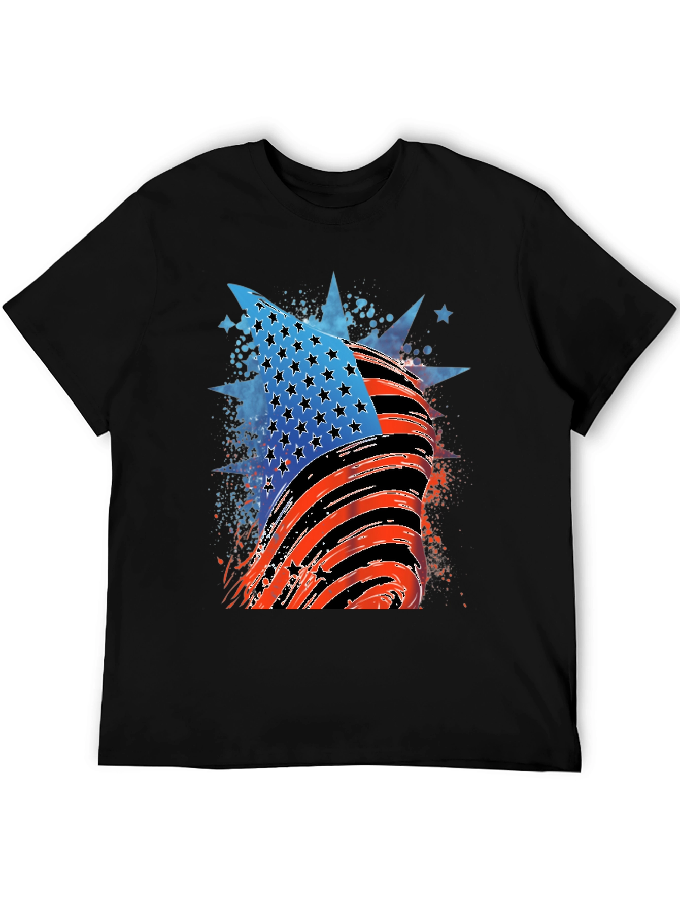 American Flag Graphic Tee