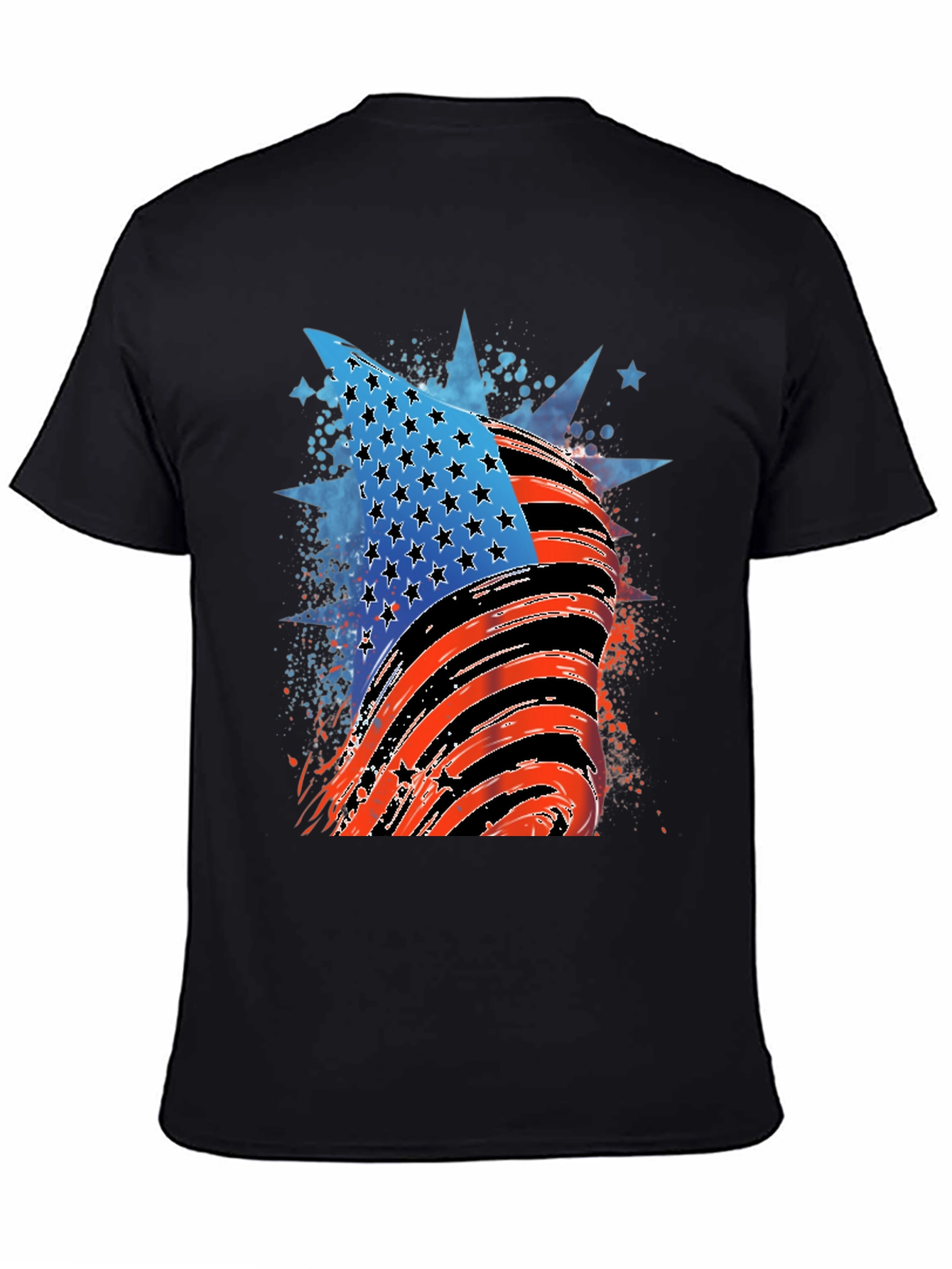 American Flag Graphic Tee