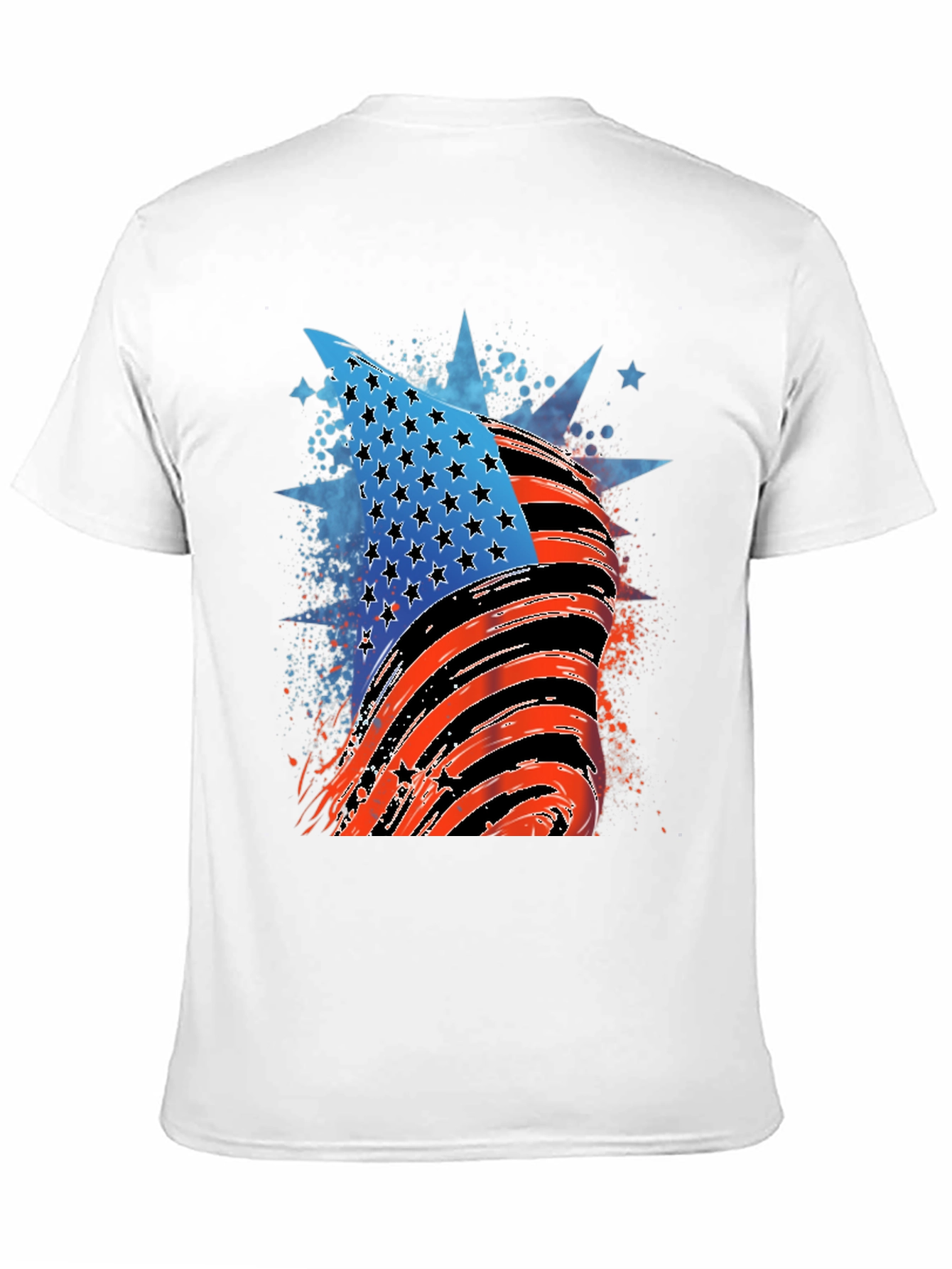American Flag Graphic Tee