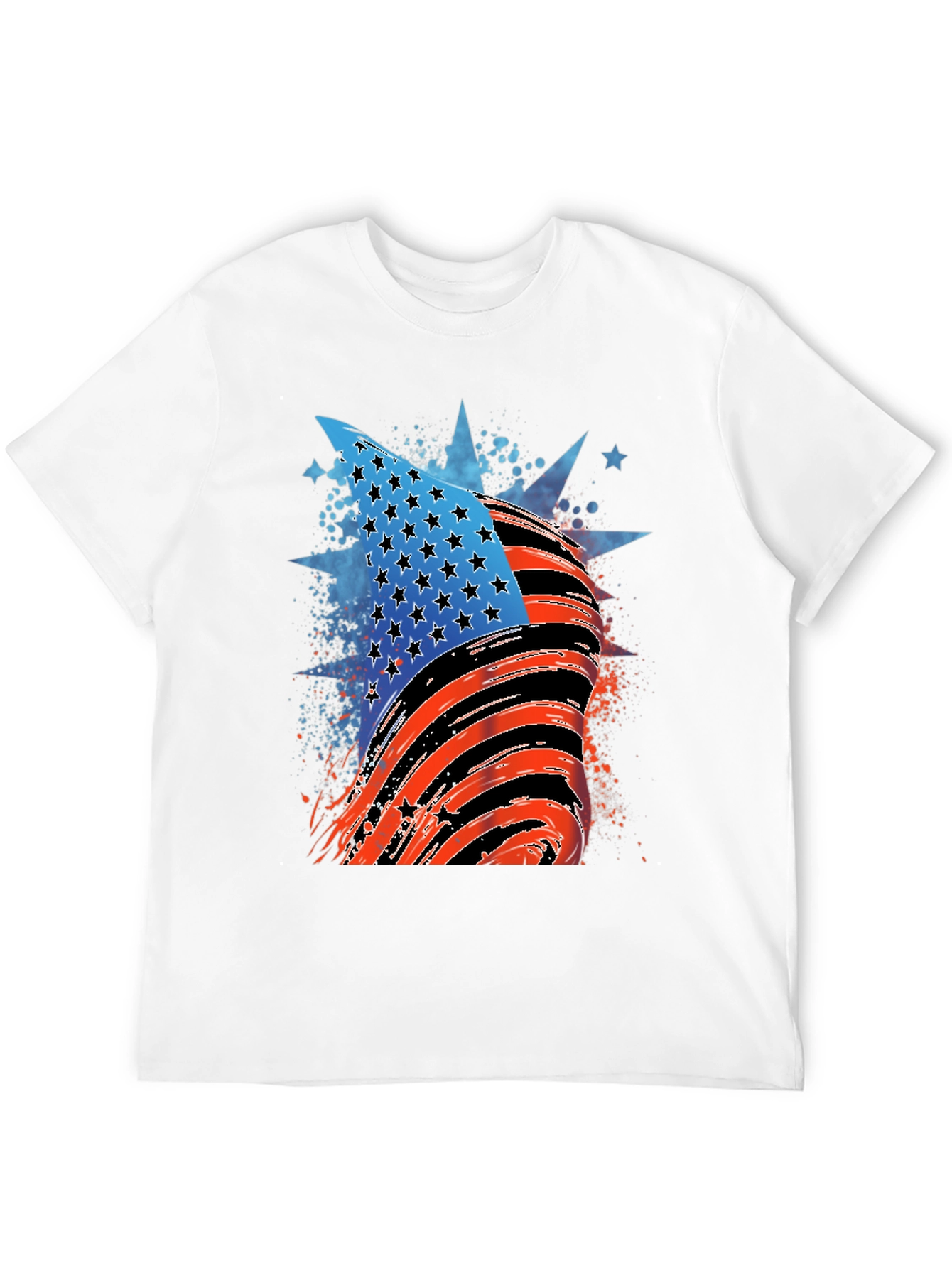 American Flag Graphic Tee