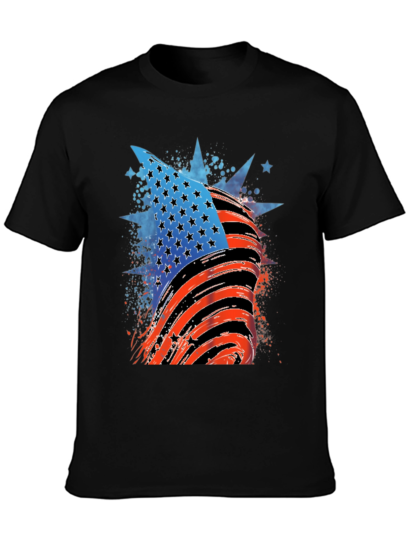 American Flag Graphic Tee