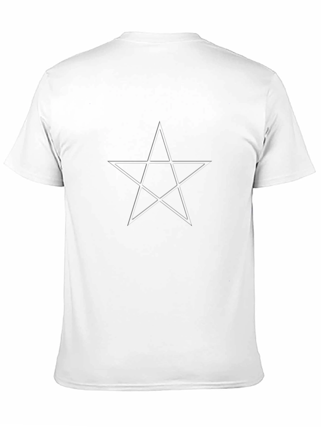 Minimalist Star Graphic Black T-Shirt