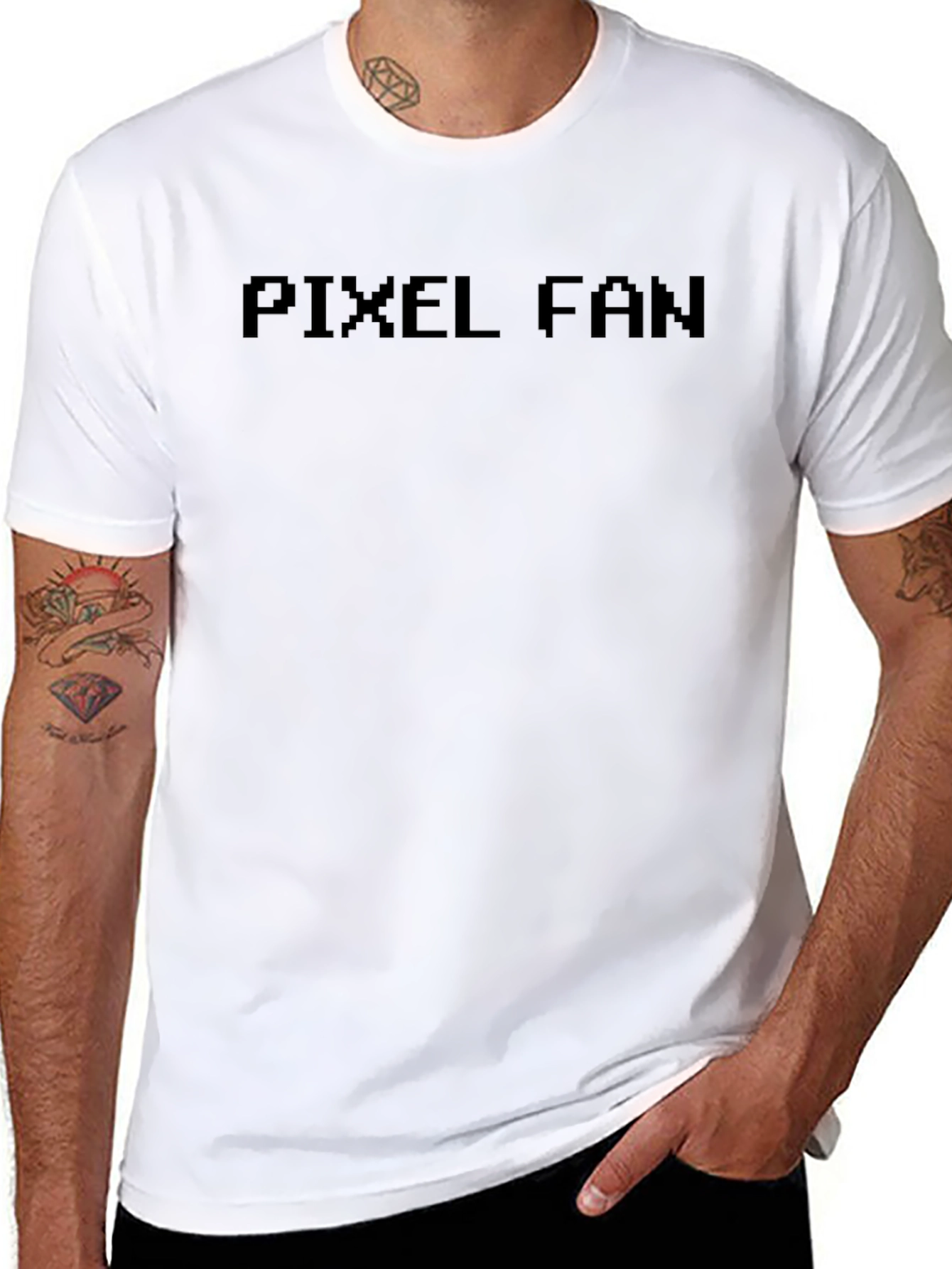 Pixel Fan Black T-Shirt - Gamer Style