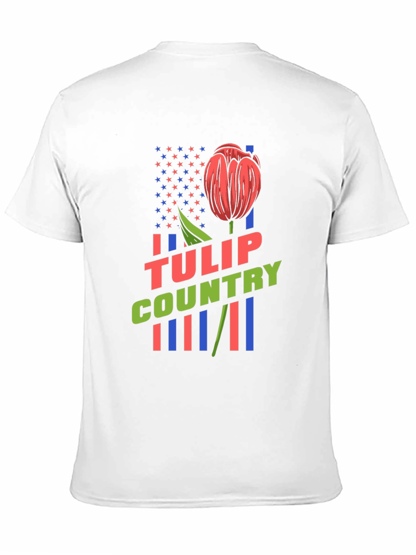 Tulip Country Graphic Tee - Black