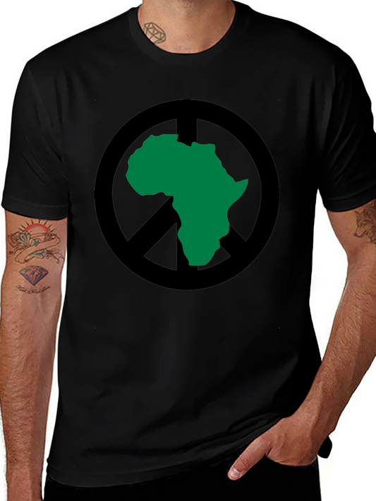 Africa Peace Sign Graphic Tee