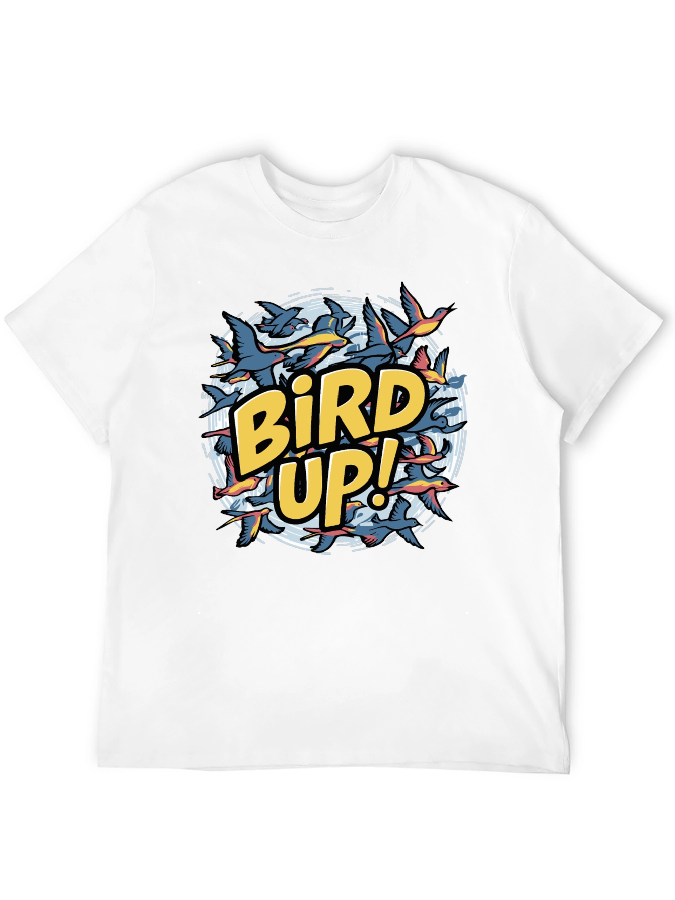 Bird Up! Graphic Print T-Shirt