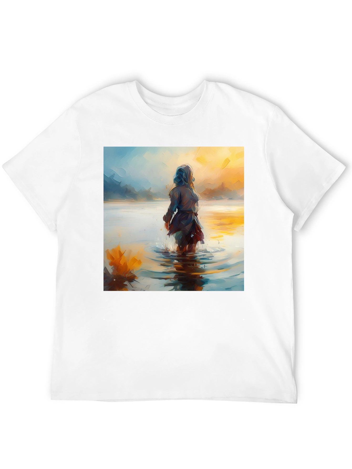 Artistic Woman in Water T-Shirt