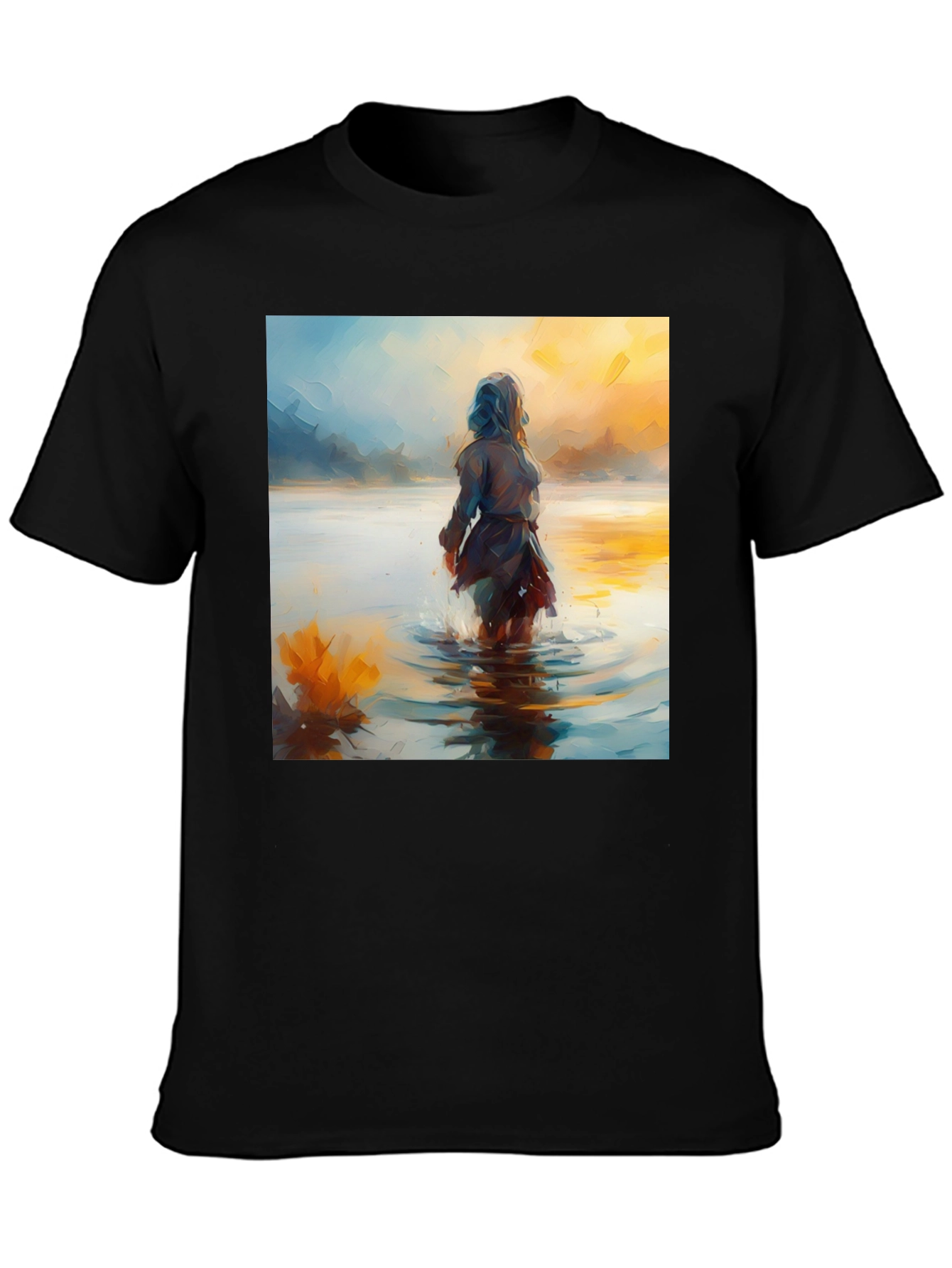 Artistic Woman in Water T-Shirt