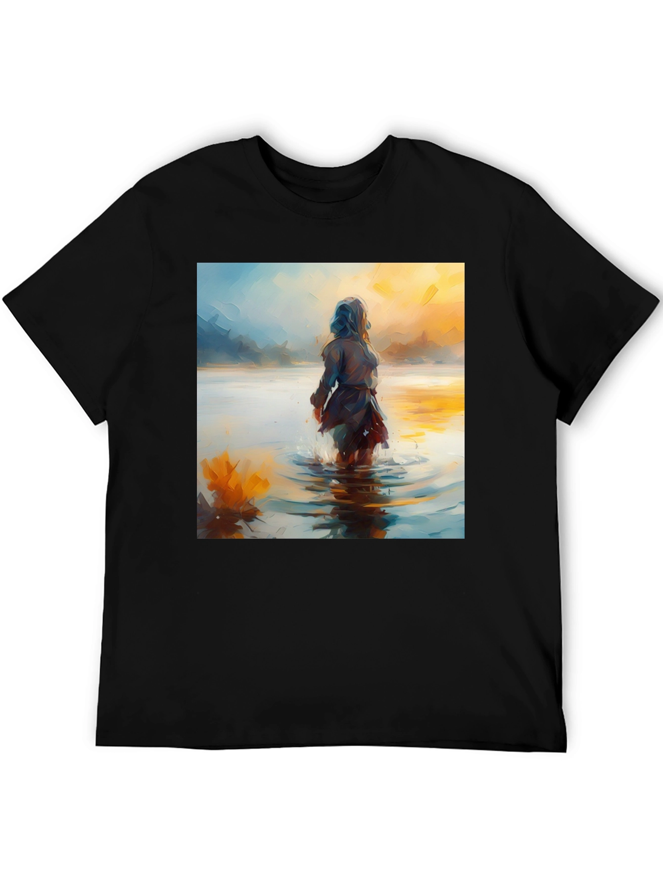 Artistic Woman in Water T-Shirt