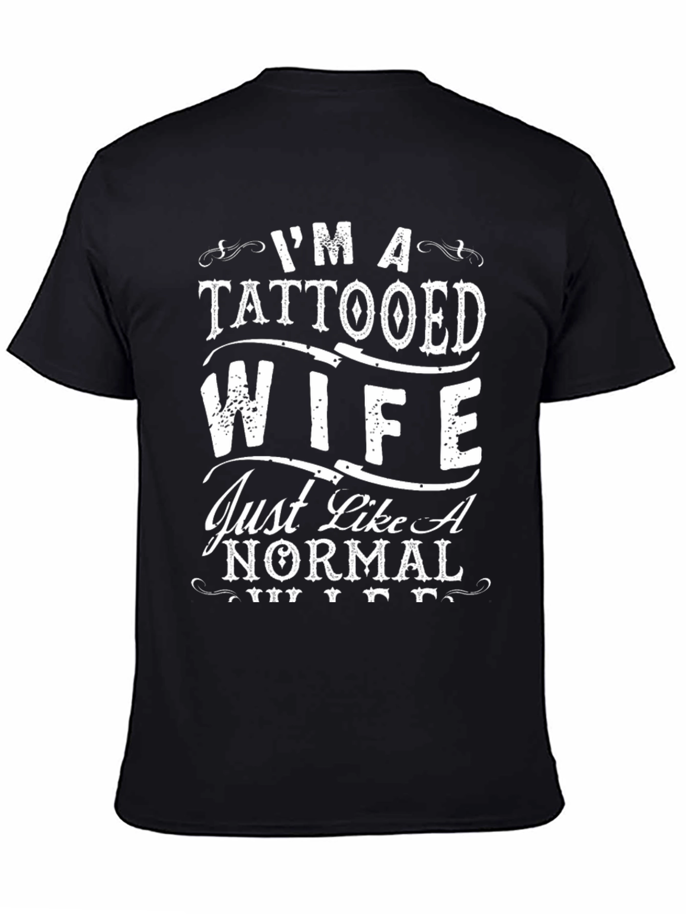 Tattooed Wife Graphic T-Shirt - Black