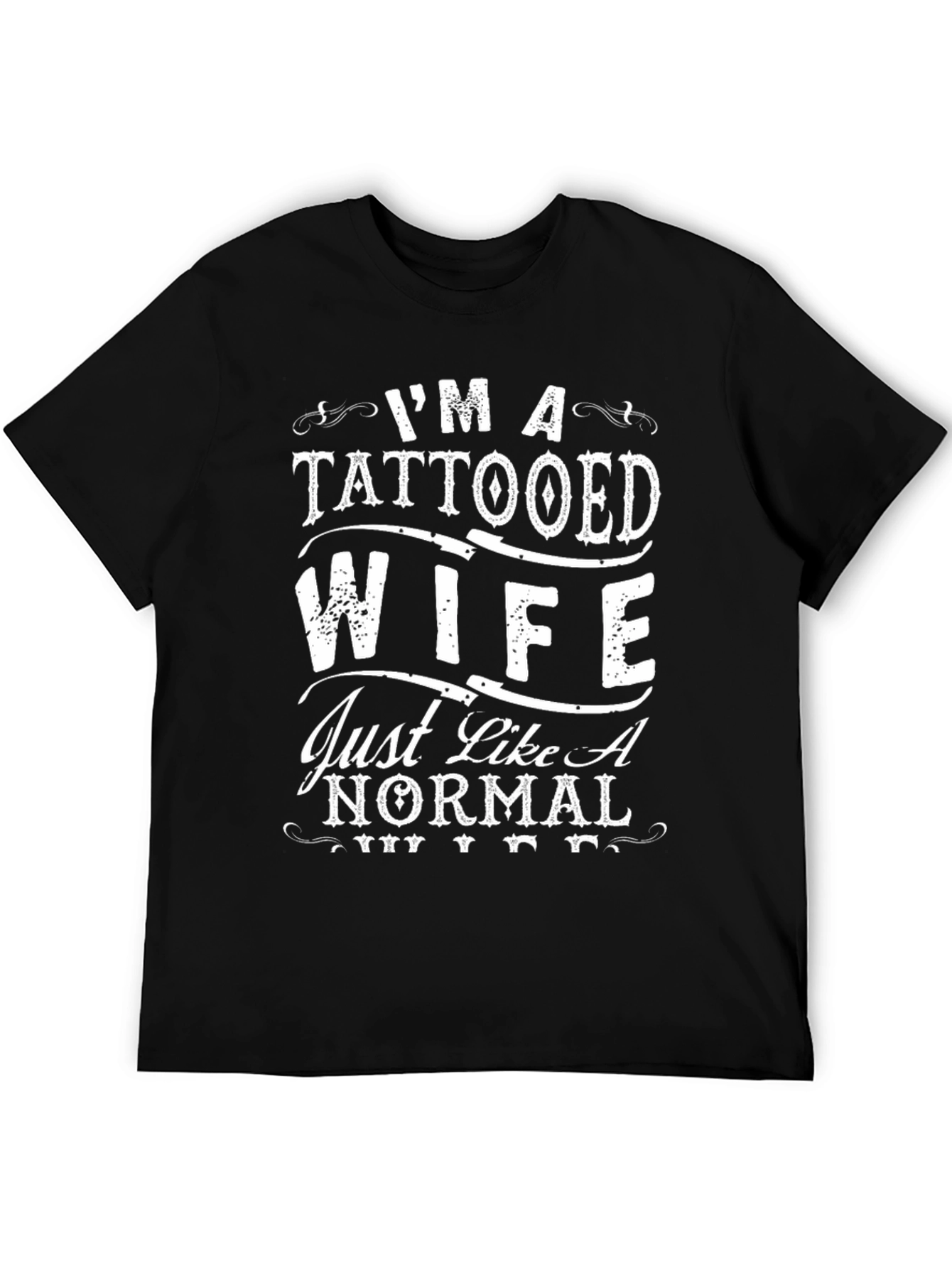 Tattooed Wife Graphic T-Shirt - Black