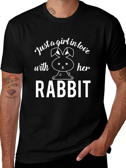 Just A Girl In Love With Her Rabbit T-Shirt
