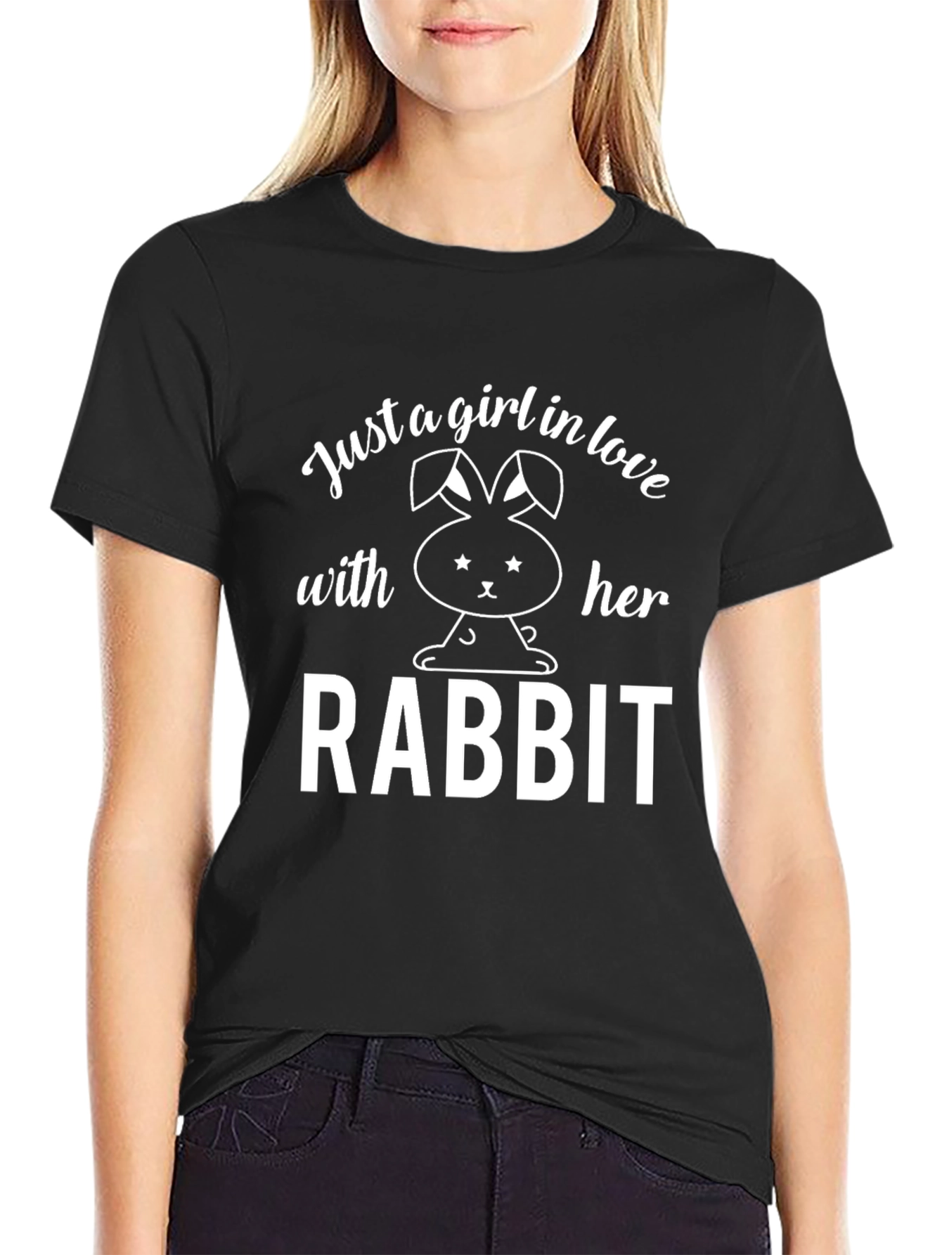 Just A Girl In Love With Her Rabbit T-Shirt