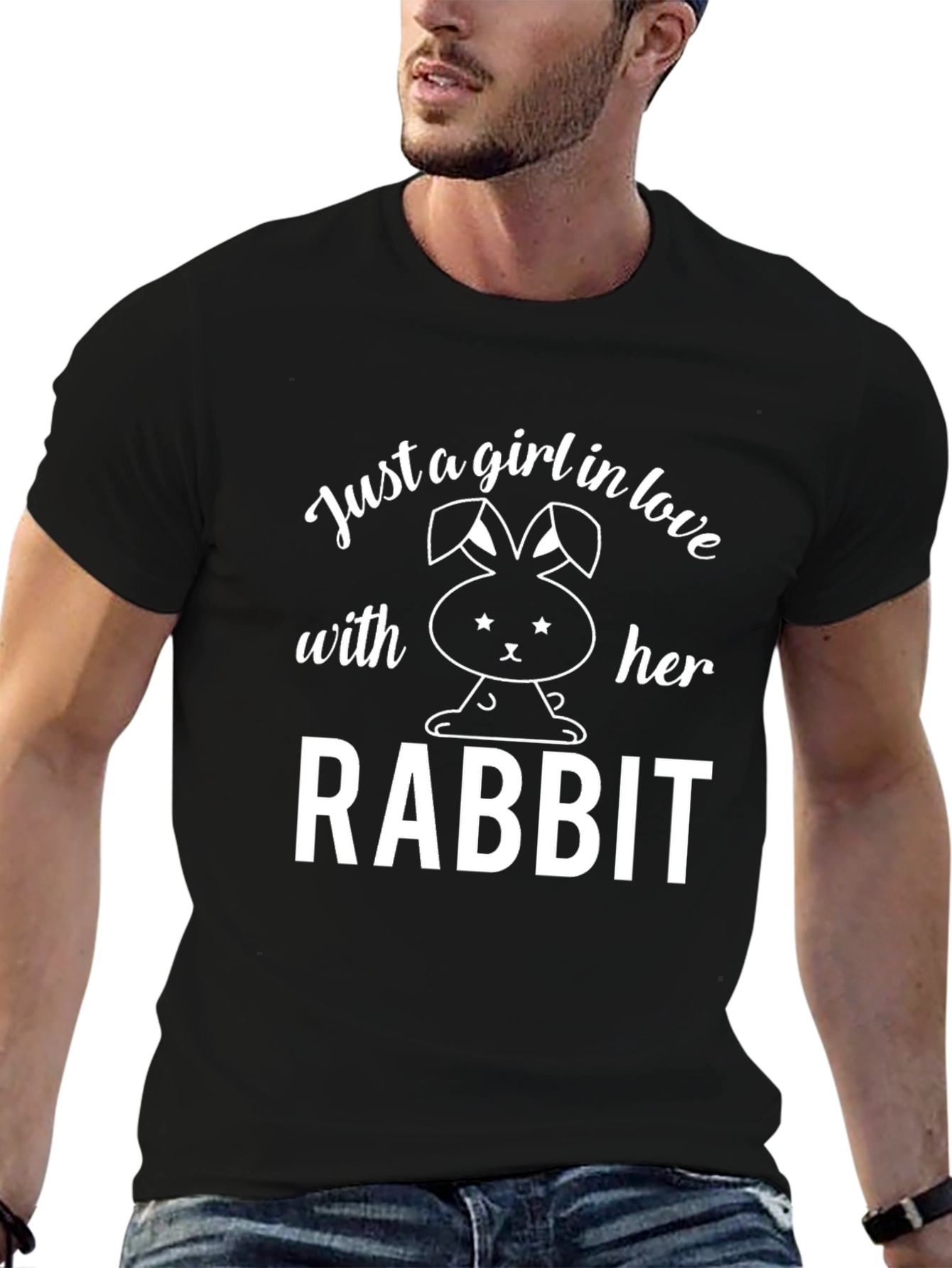 Just A Girl In Love With Her Rabbit T-Shirt