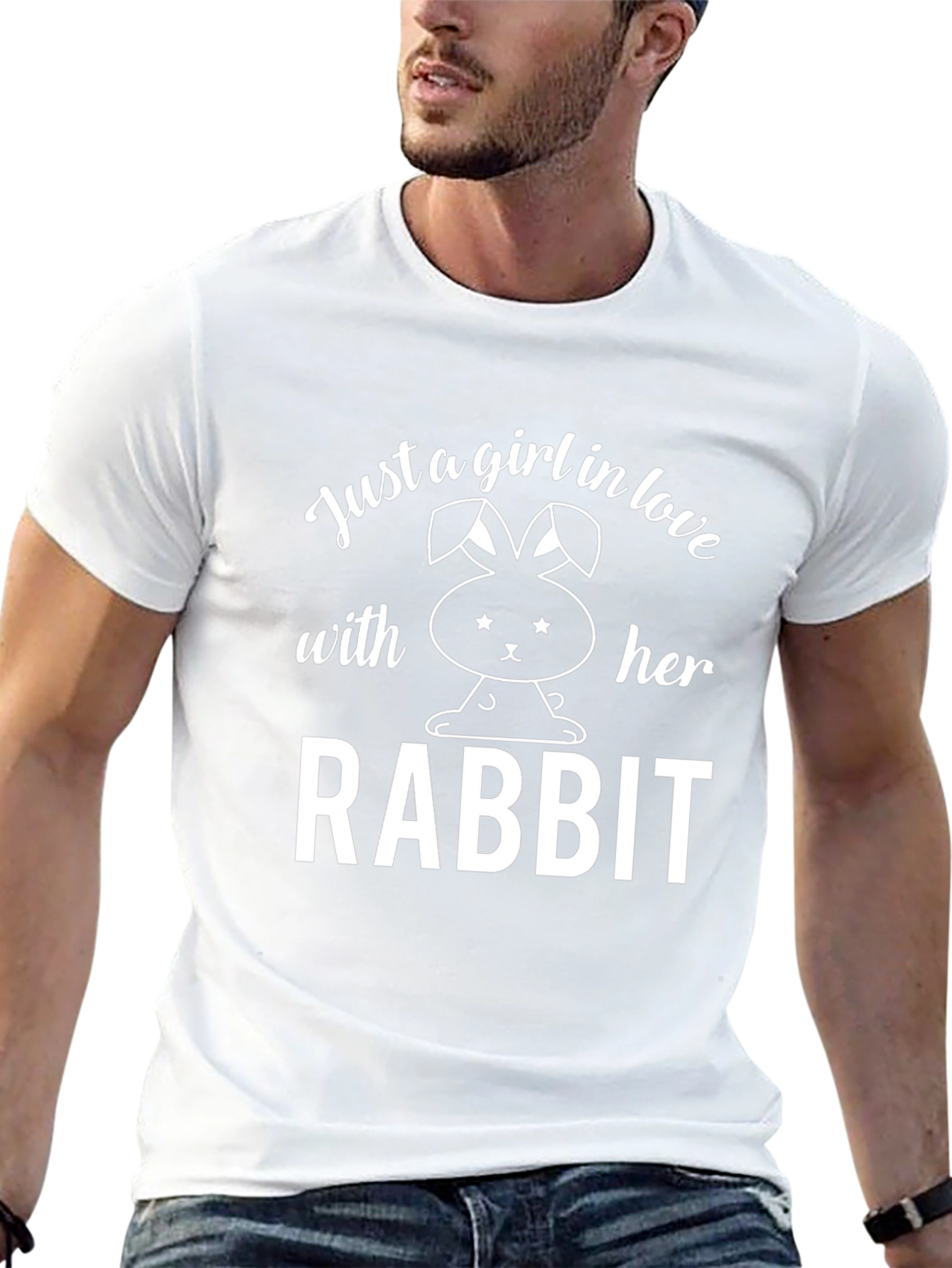Just A Girl In Love With Her Rabbit T-Shirt