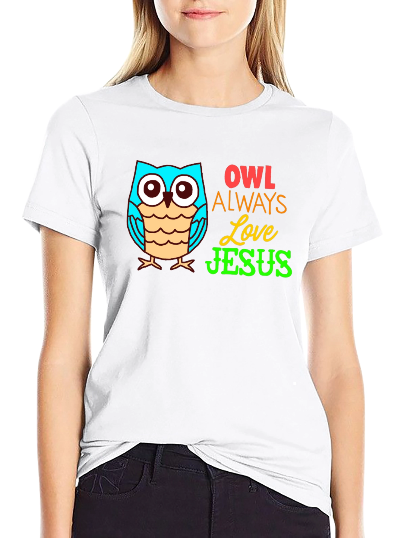 Owl Always Love Jesus Christian T-Shirt