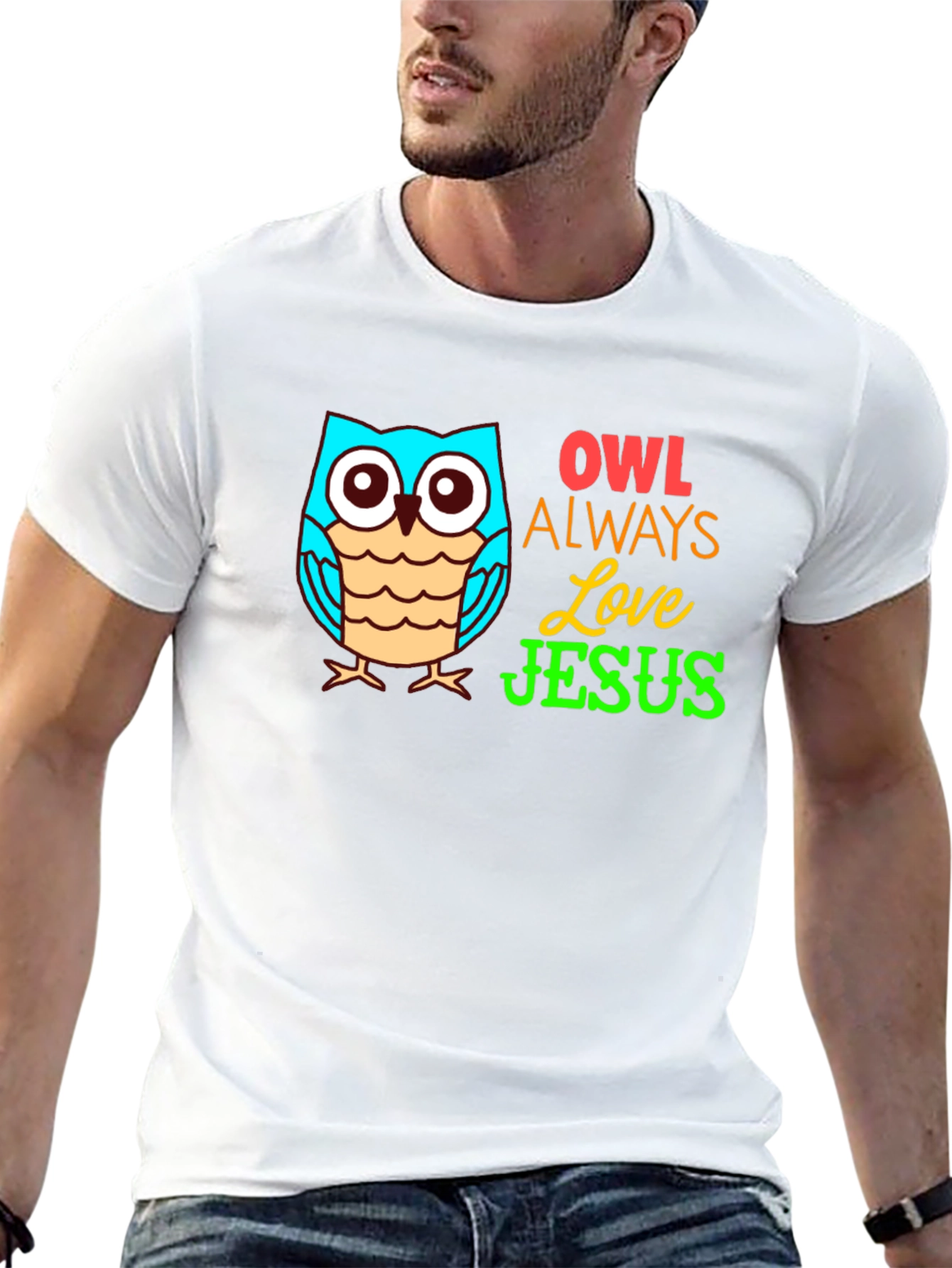 Owl Always Love Jesus Christian T-Shirt