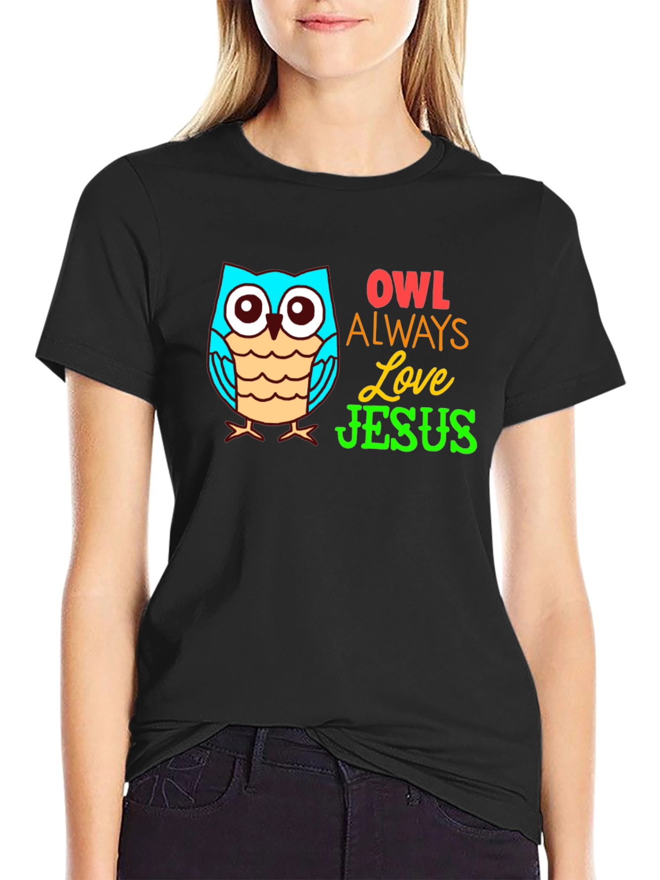Owl Always Love Jesus Christian T-Shirt