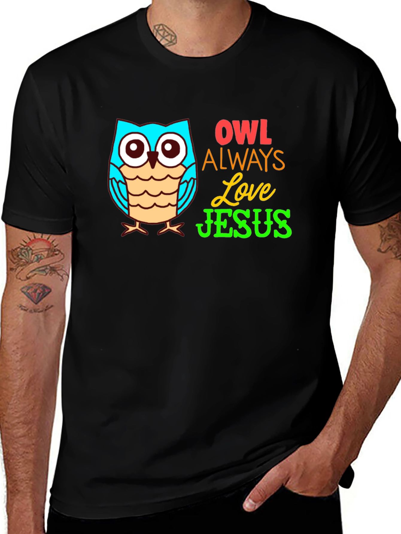 Owl Always Love Jesus Christian T-Shirt