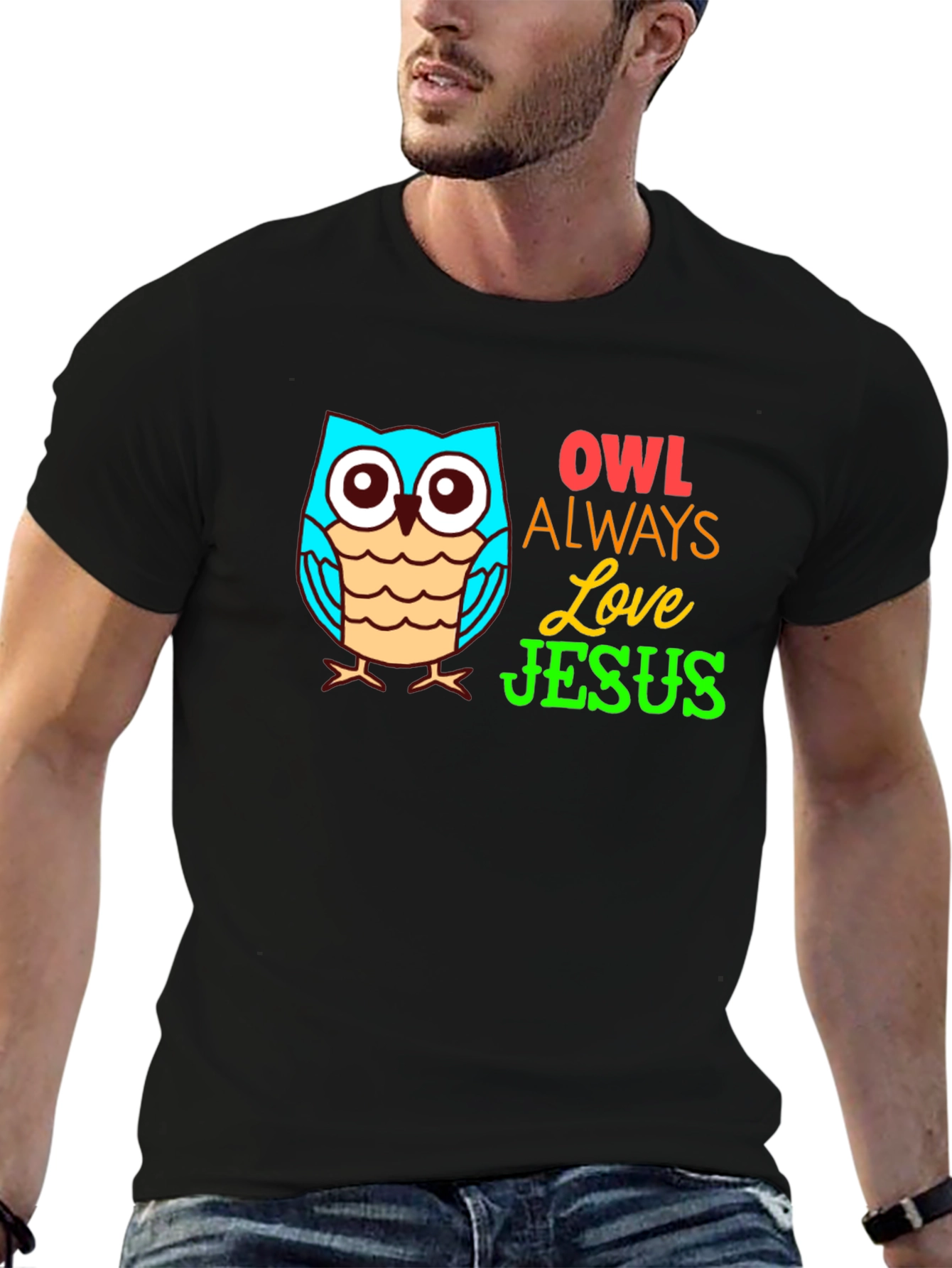 Owl Always Love Jesus Christian T-Shirt