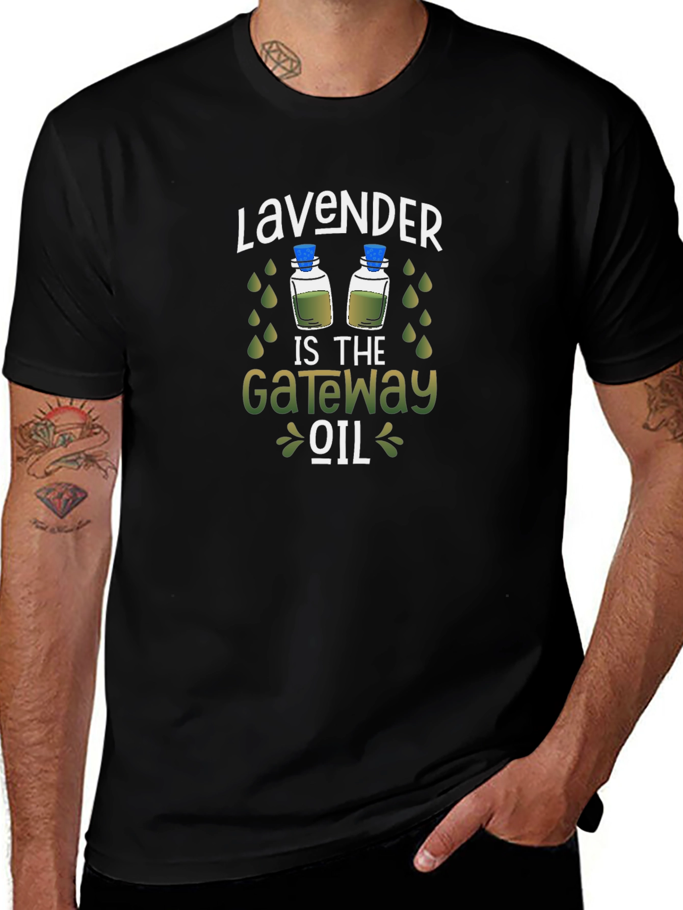 Lavender Gateway Oil T-Shirt - Essential Oil Lover Tee