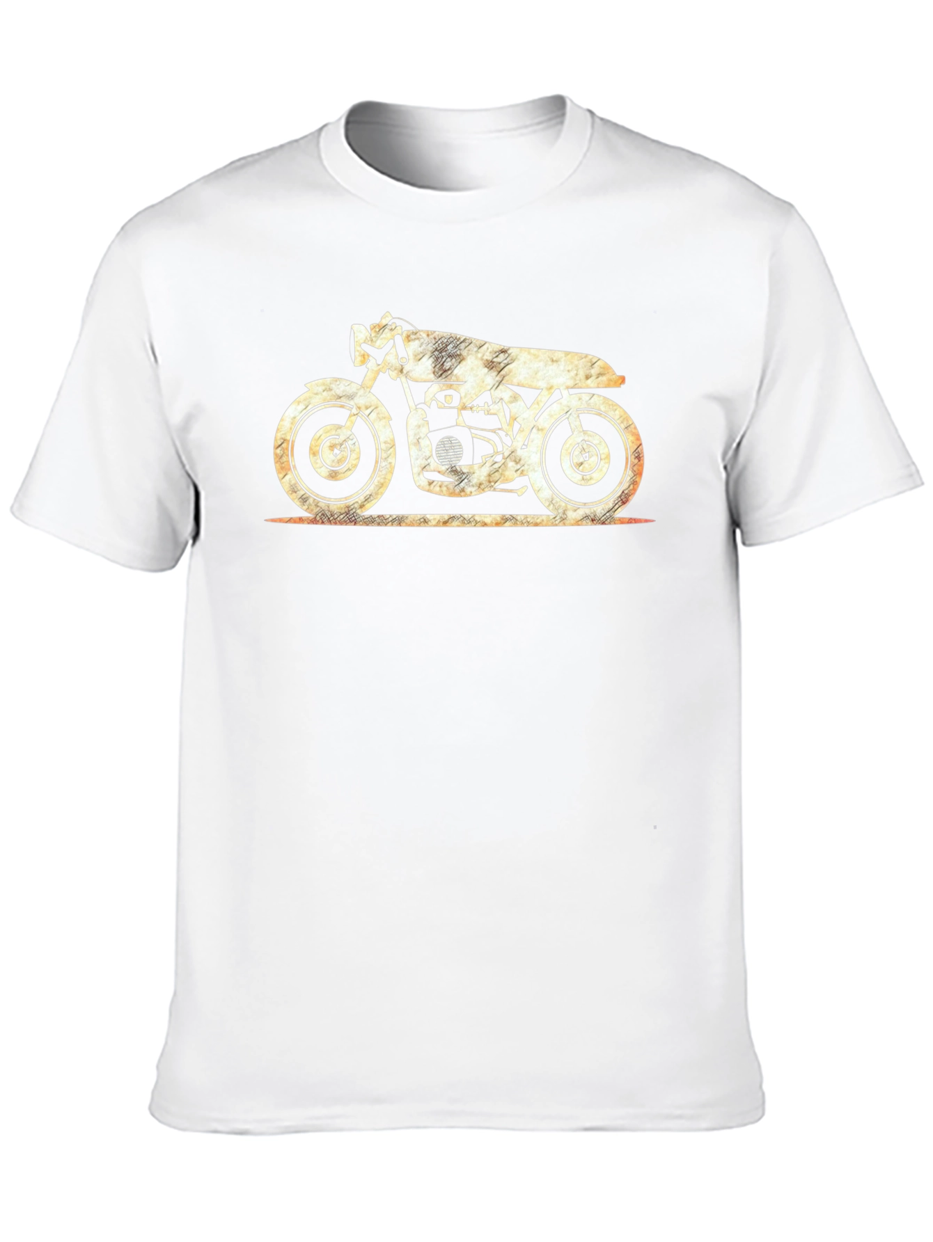 Cool Motorcycle Graphic Black T-Shirt