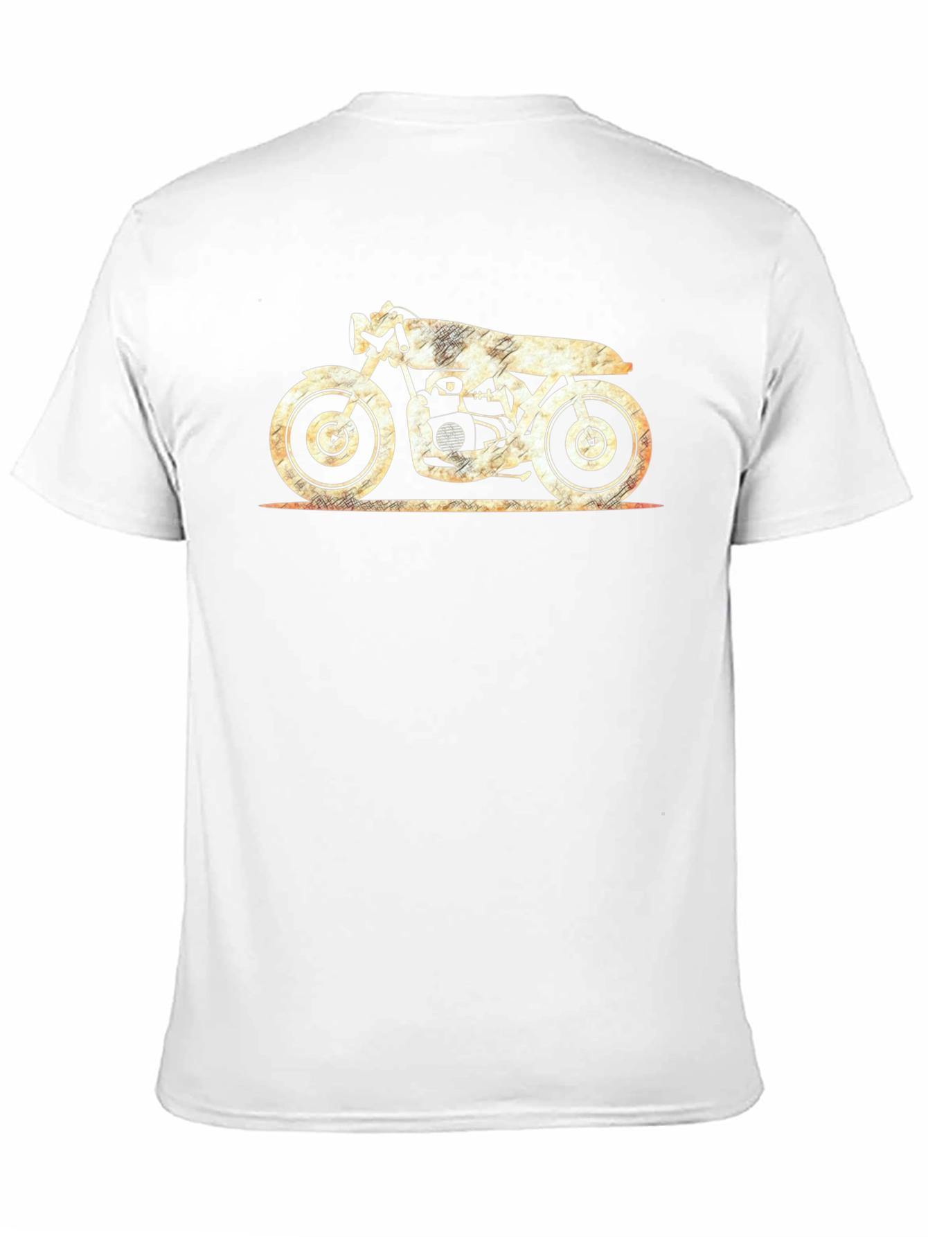 Cool Motorcycle Graphic Black T-Shirt