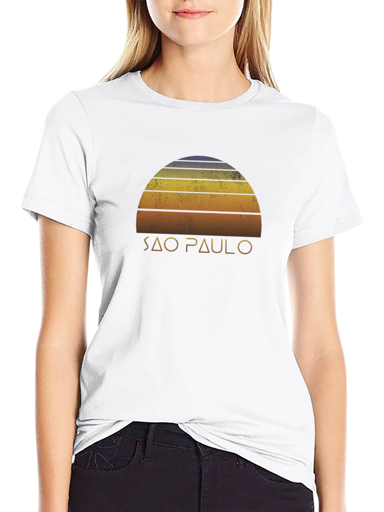 Retro Sao Paulo Sunset T-Shirt