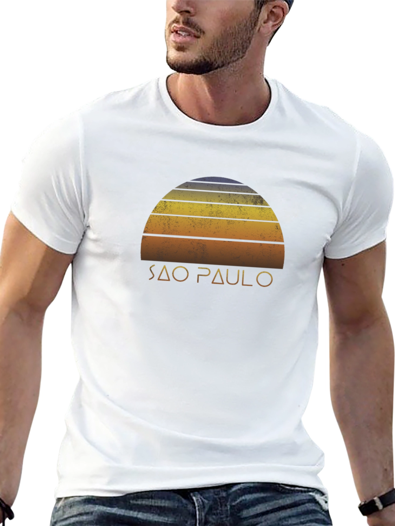 Retro Sao Paulo Sunset T-Shirt