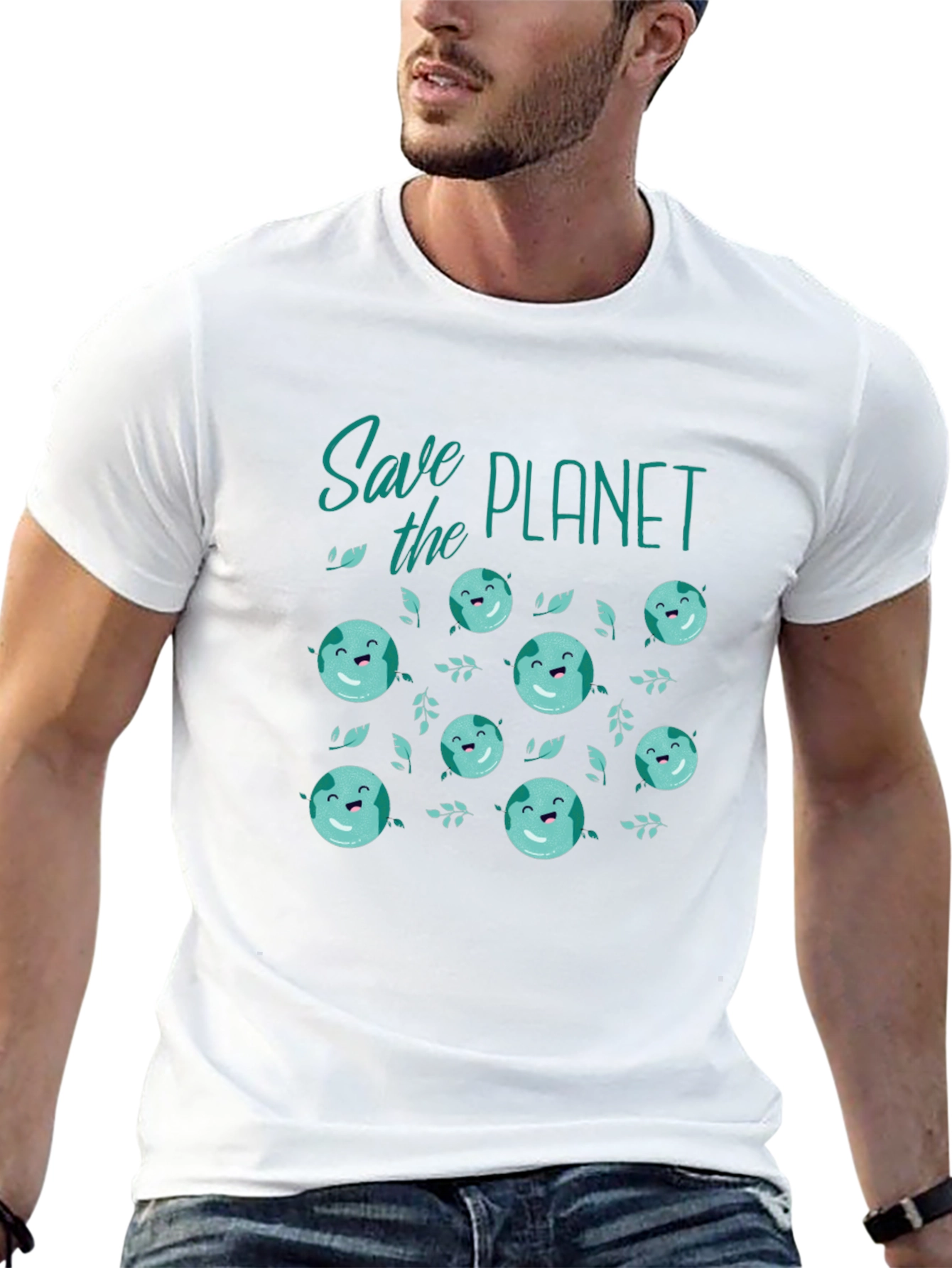 Save the Planet Earth Graphic T-Shirt