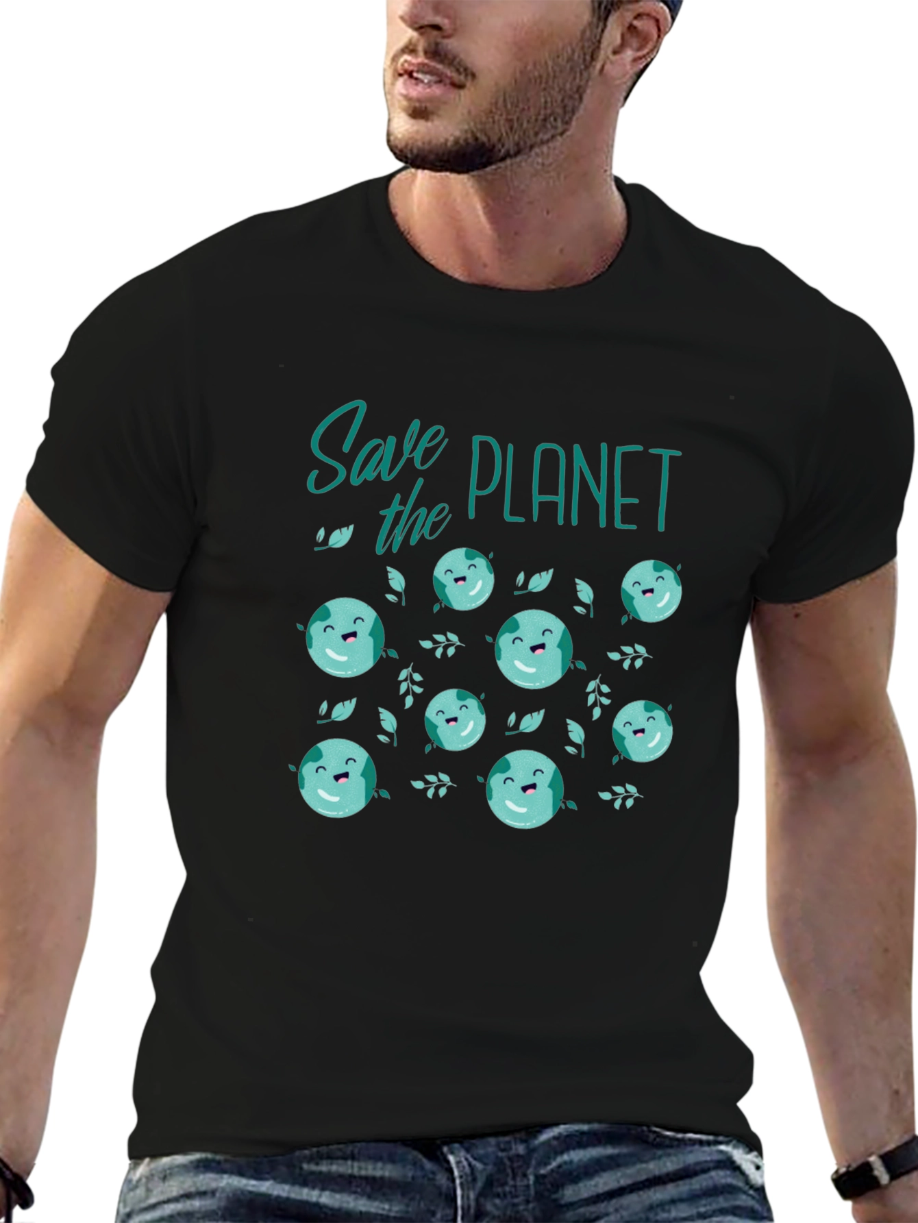 Save the Planet Earth Graphic T-Shirt