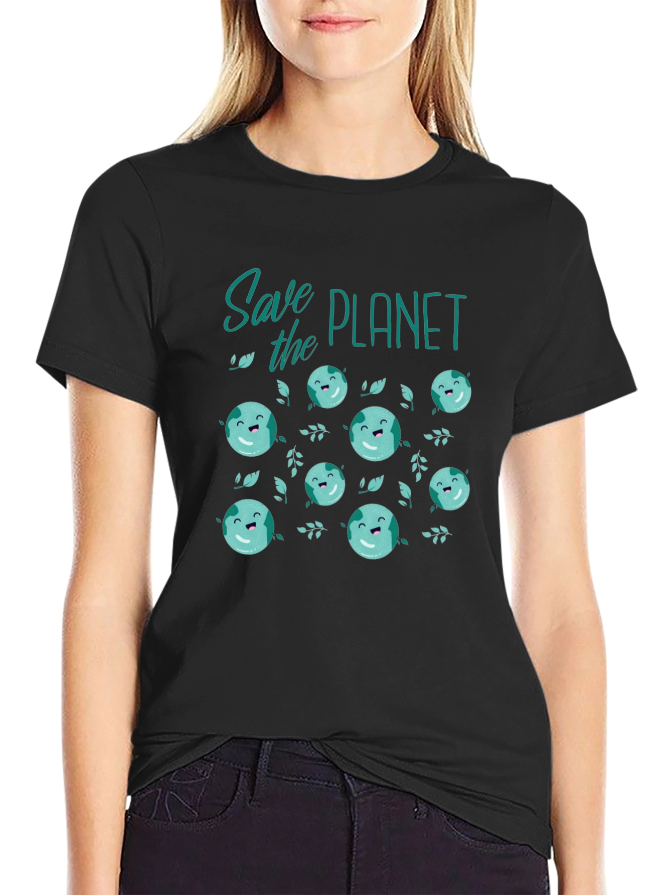 Save the Planet Earth Graphic T-Shirt