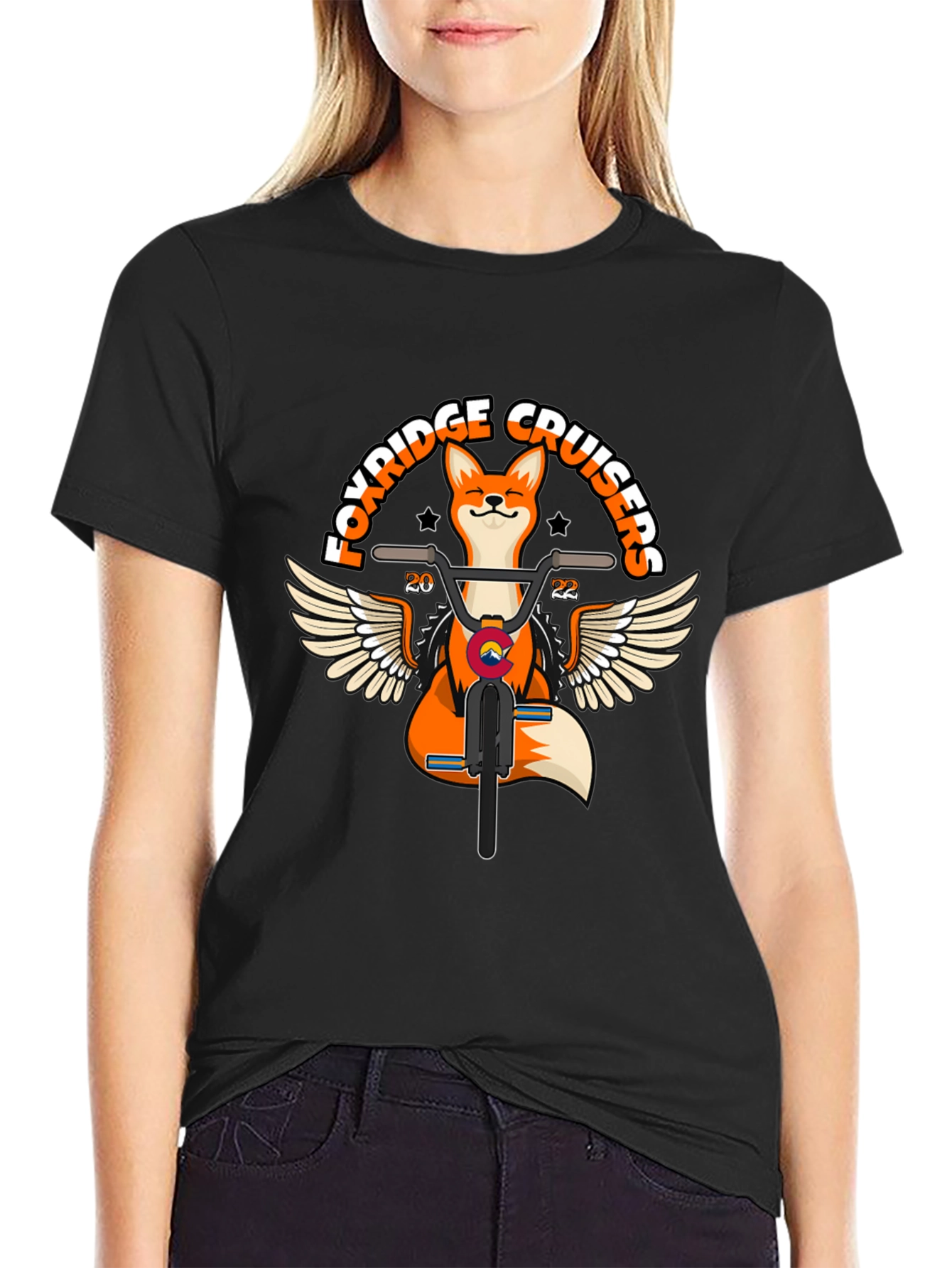 Foxridge Cruisers Black Graphic T-Shirt