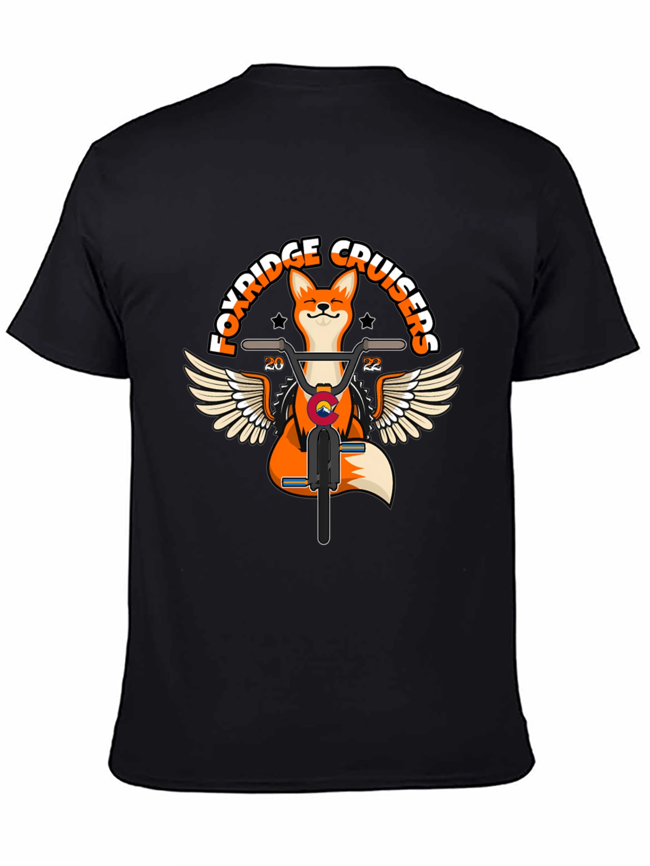 Foxridge Cruisers Black Graphic T-Shirt