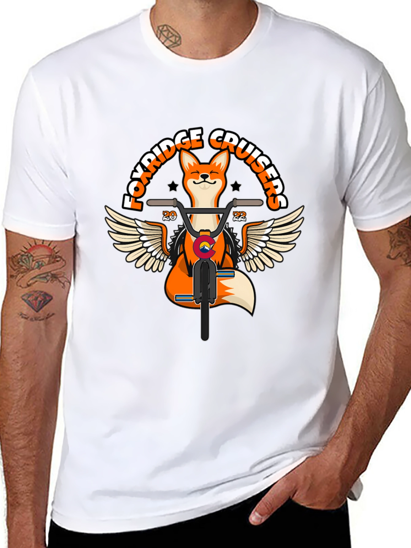 Foxridge Cruisers Black Graphic T-Shirt