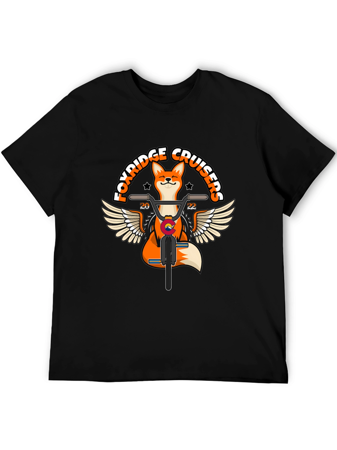 Foxridge Cruisers Black Graphic T-Shirt