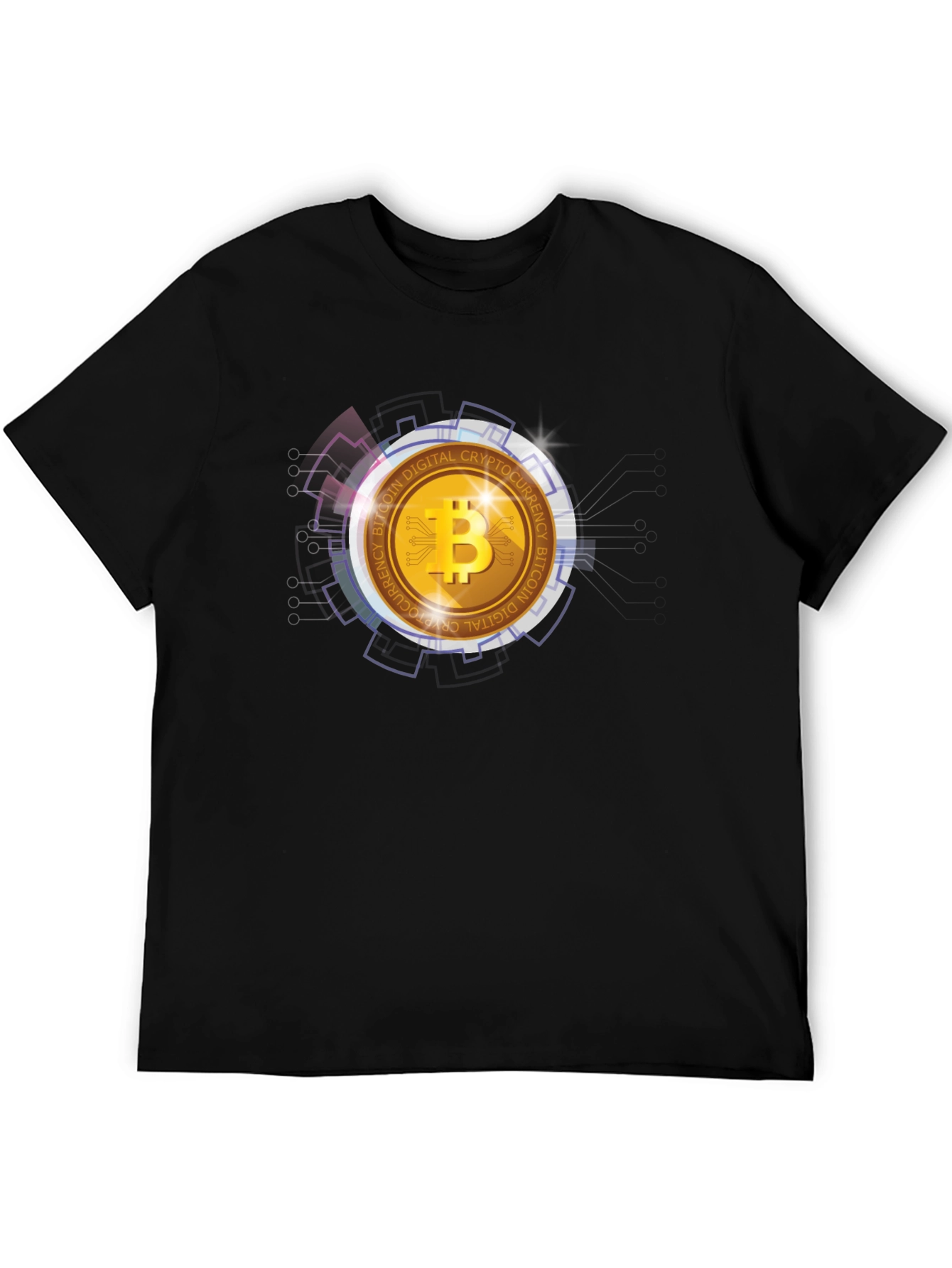 Bitcoin Crypto Graphic Tee - Digital Currency T-Shirt
