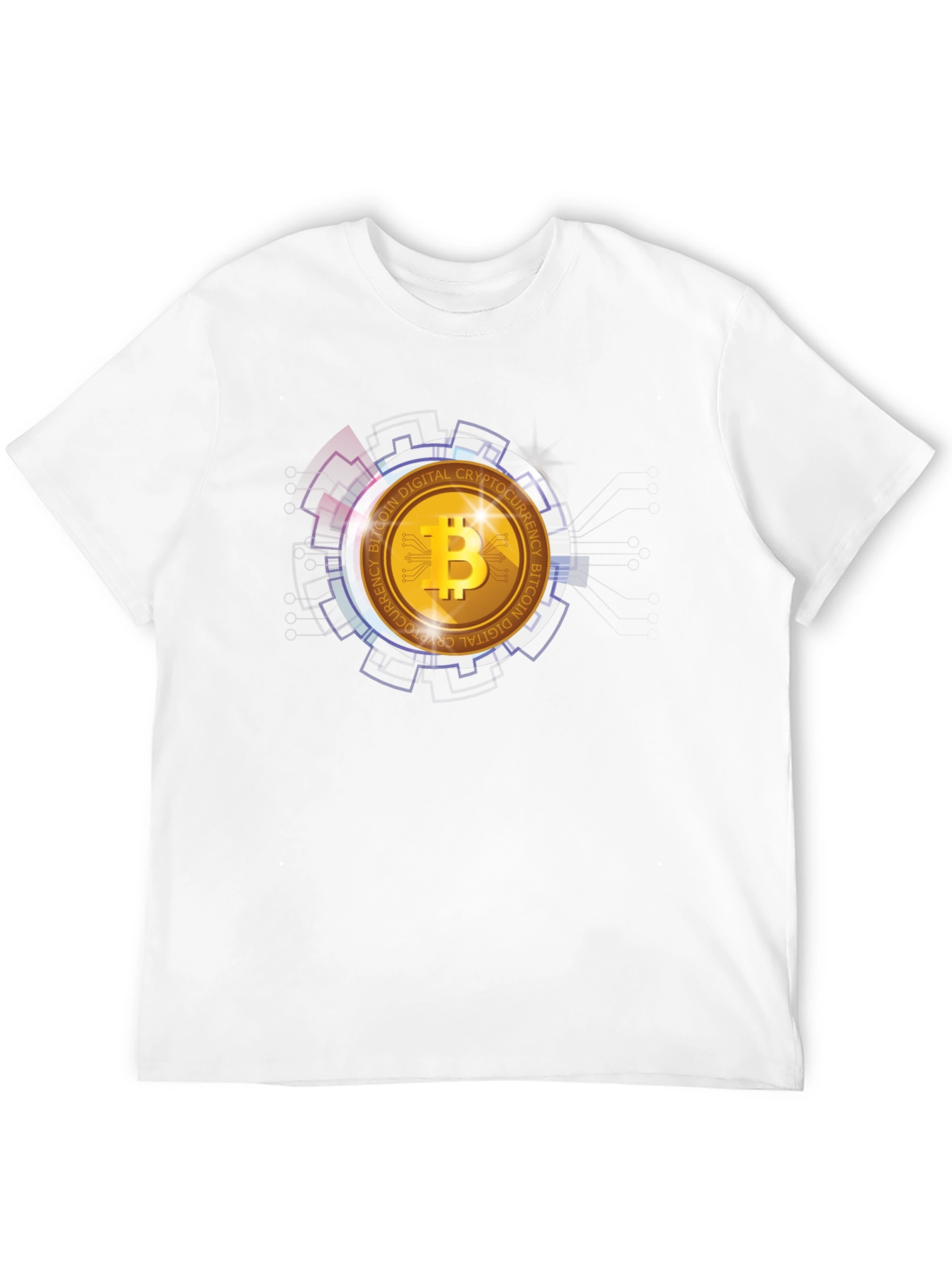 Bitcoin Crypto Graphic Tee - Digital Currency T-Shirt