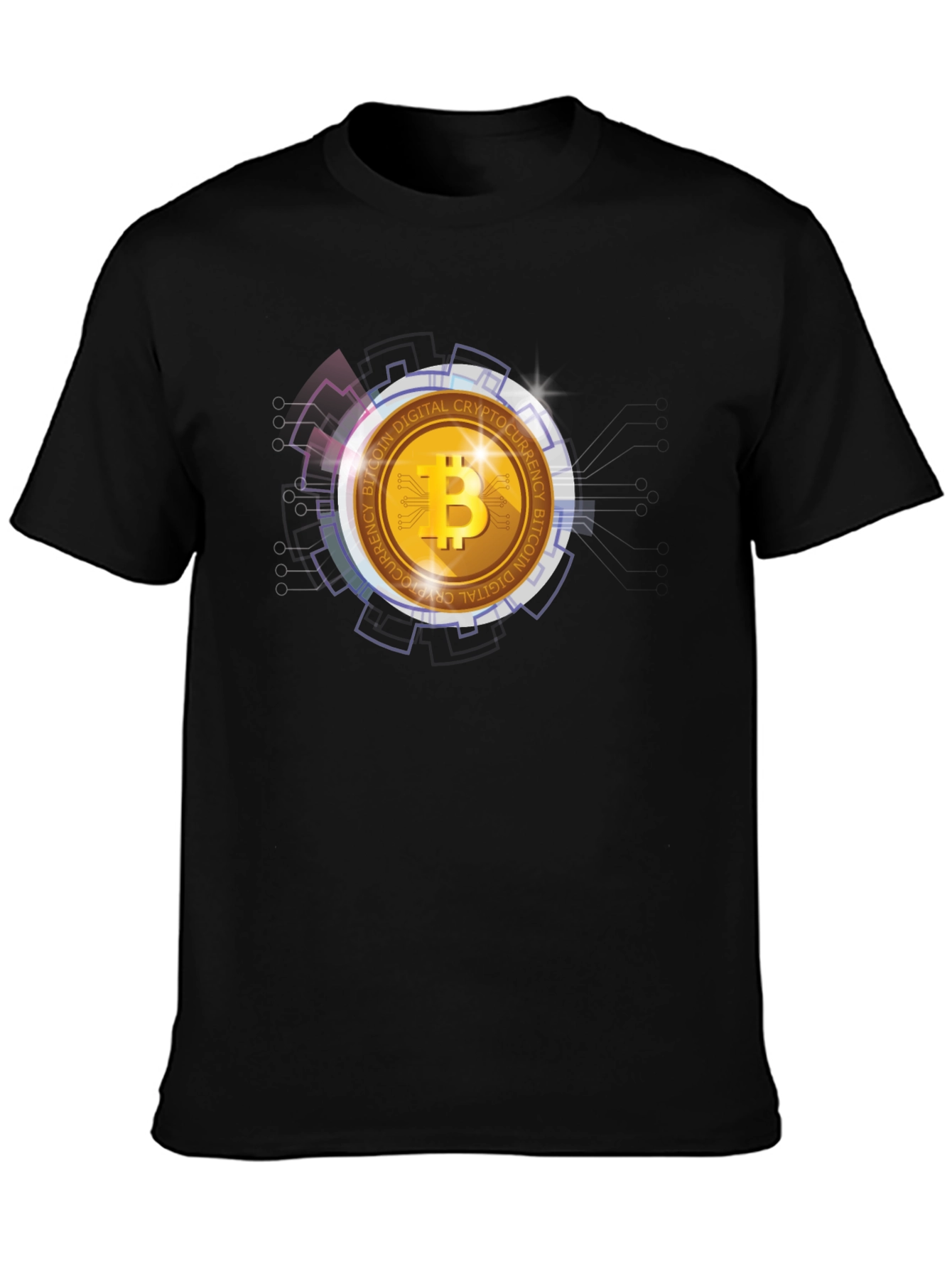 Bitcoin Crypto Graphic Tee - Digital Currency T-Shirt
