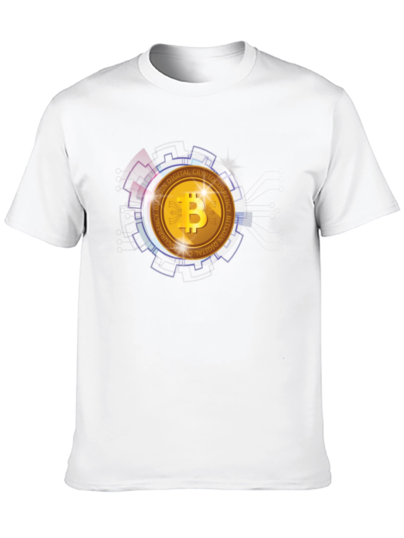 Bitcoin Crypto Graphic Tee - Digital Currency T-Shirt