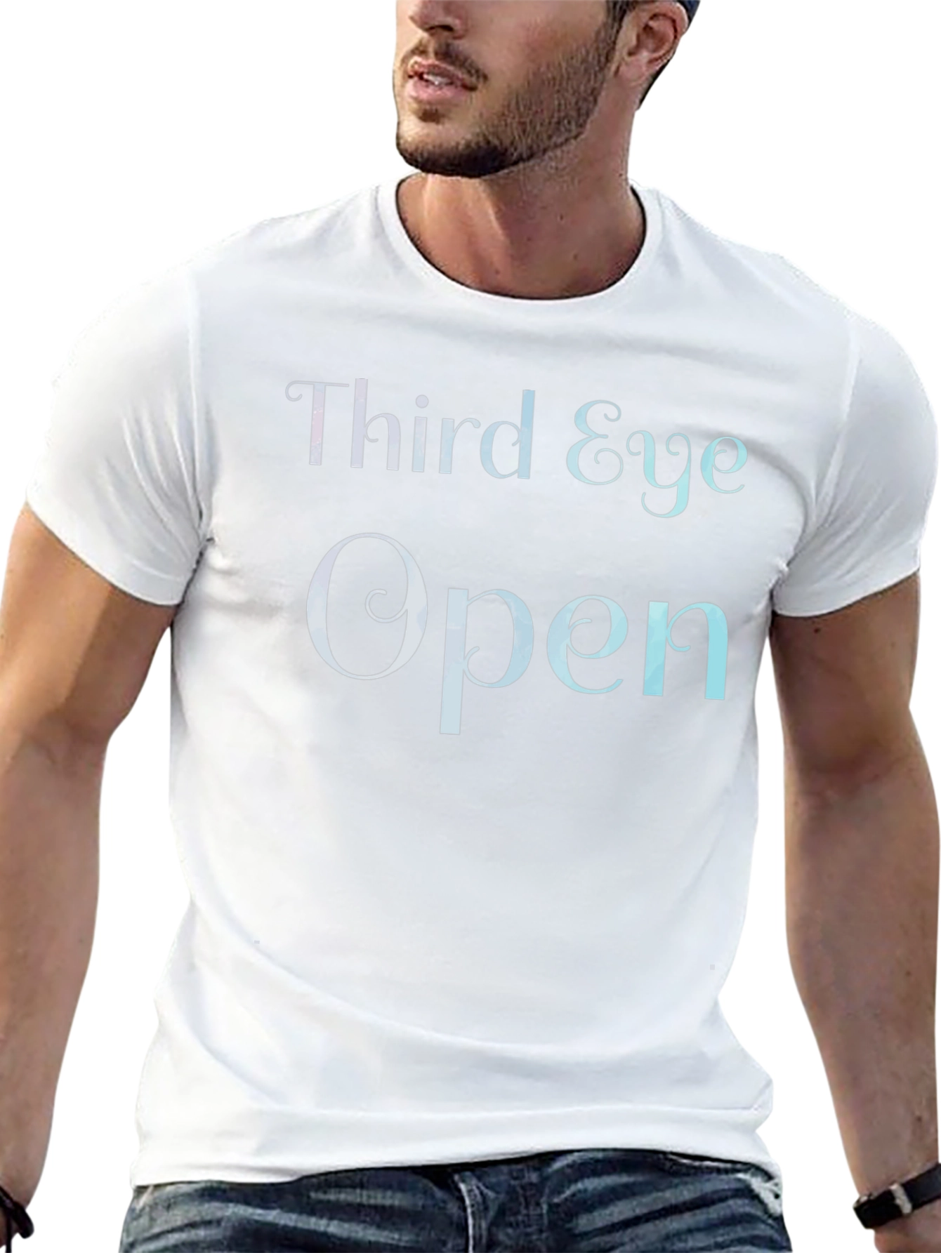 Third Eye Open Black Graphic T-Shirt