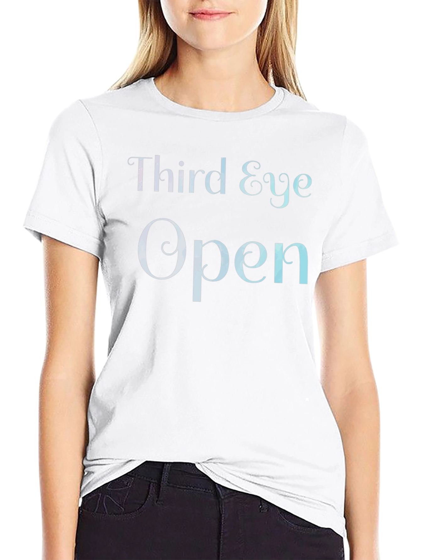 Third Eye Open Black Graphic T-Shirt