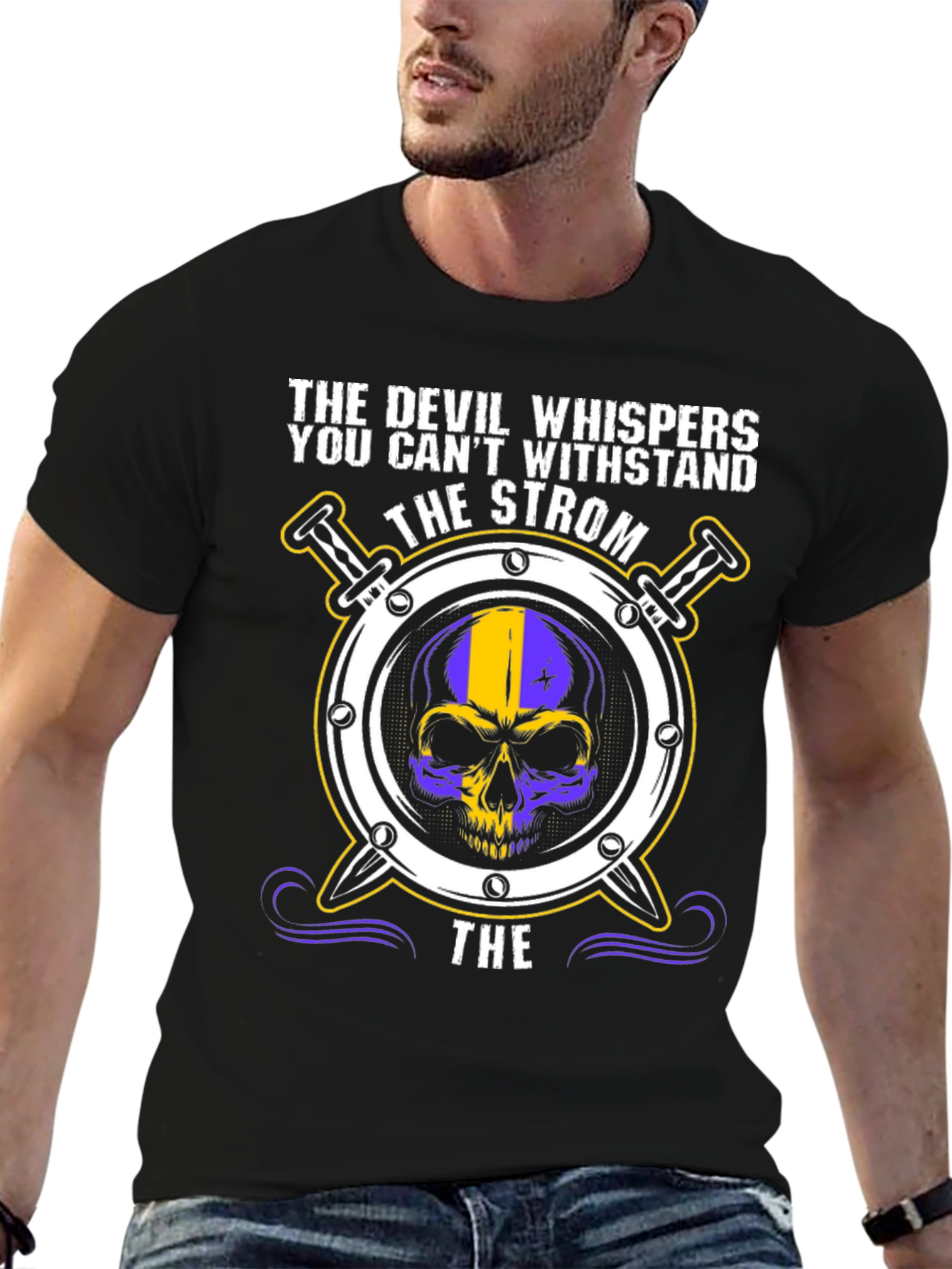 The Strom Viking Skull T-Shirt